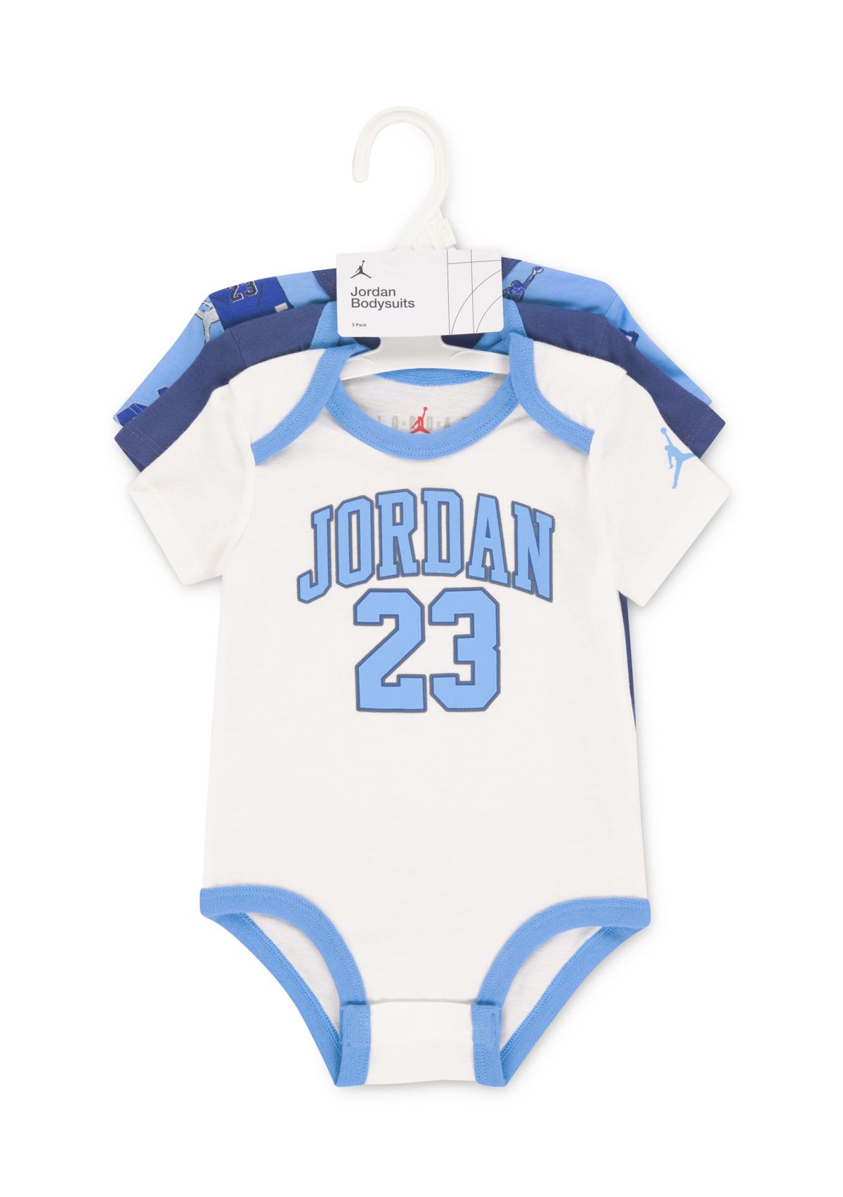 Baby Boys Jersey Bodysuits - 3-Pack 