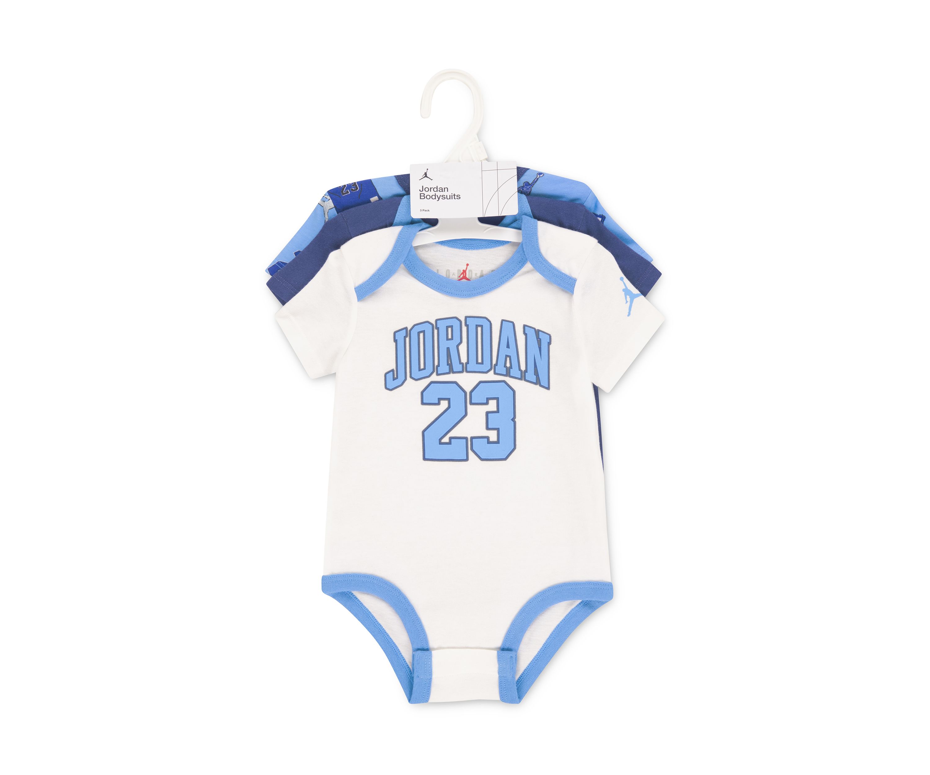 Baby Boys Jersey Bodysuits - 3-Pack 