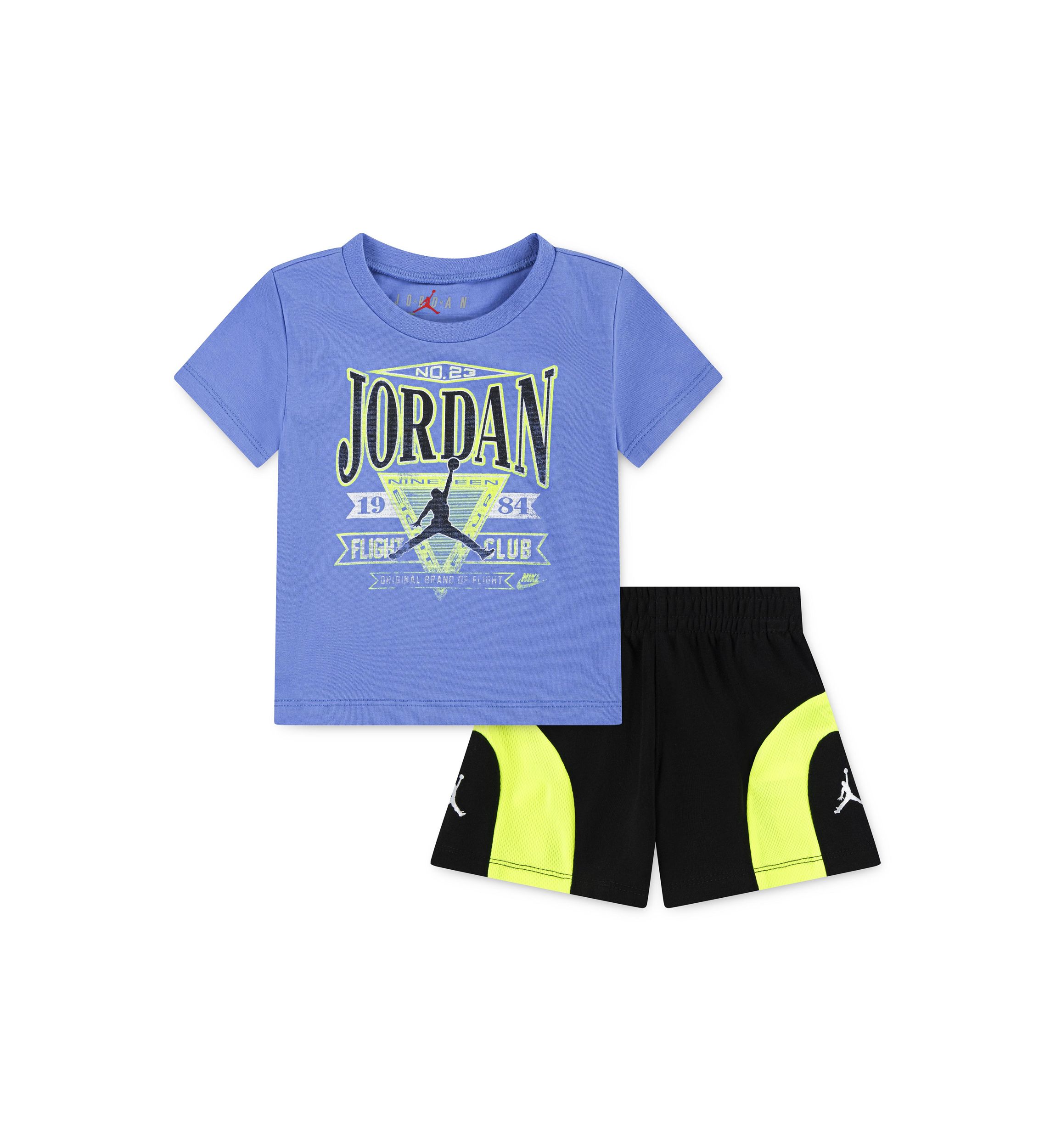 Baby Boys Flight Club Era Graphic T-Shirt and Shorts Set