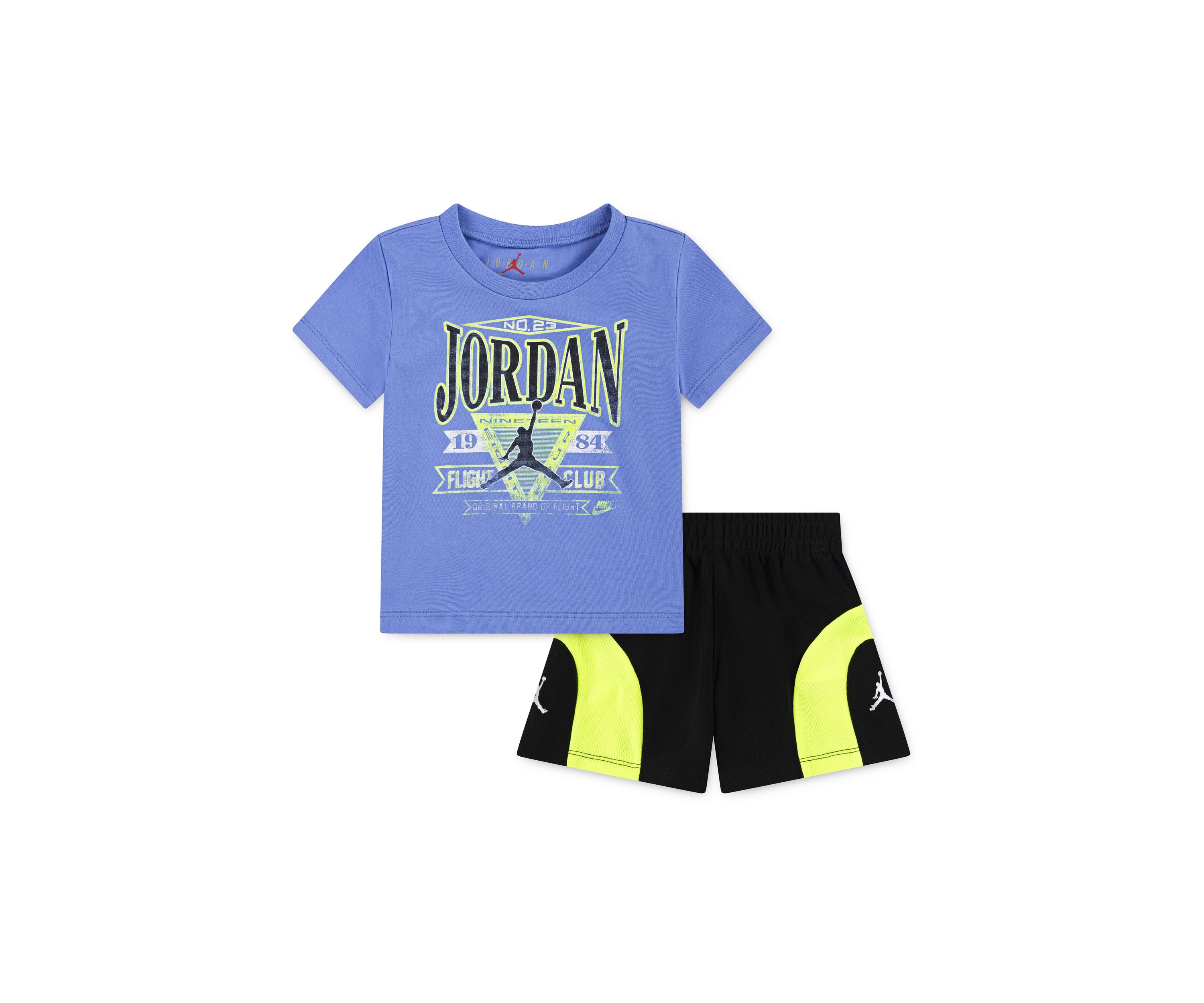 Baby Boys Flight Club Era Graphic T-Shirt and Shorts Set