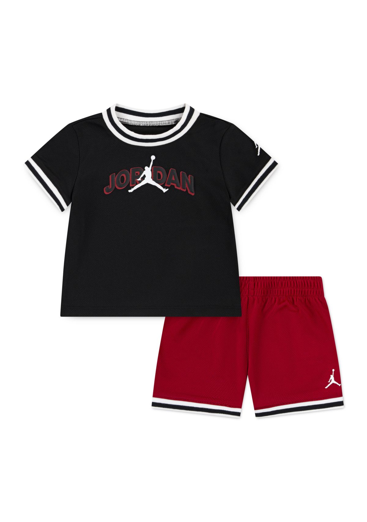 Baby Boys Matching Taping Mesh Short Set