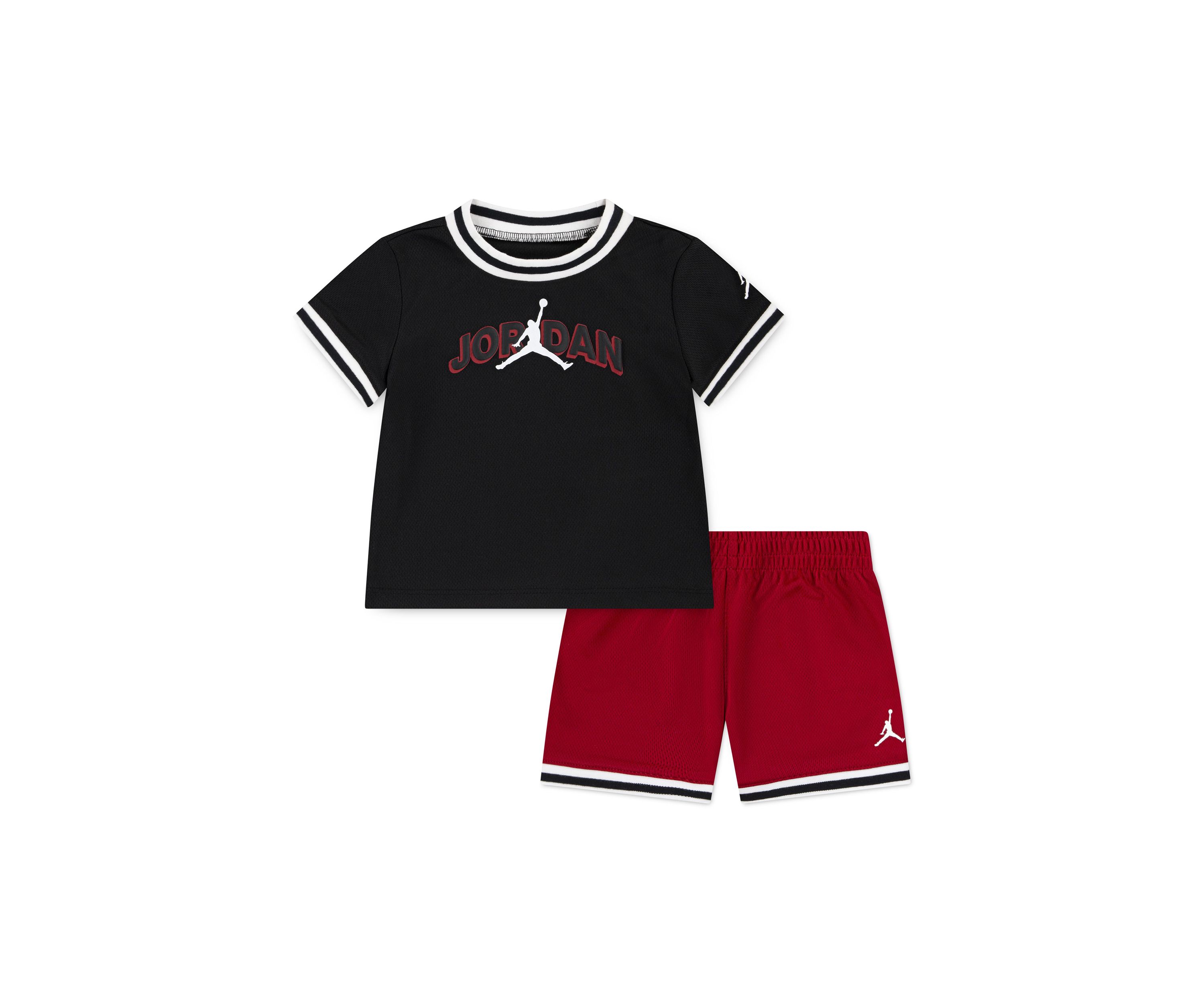 Baby Boys Matching Taping Mesh Short Set