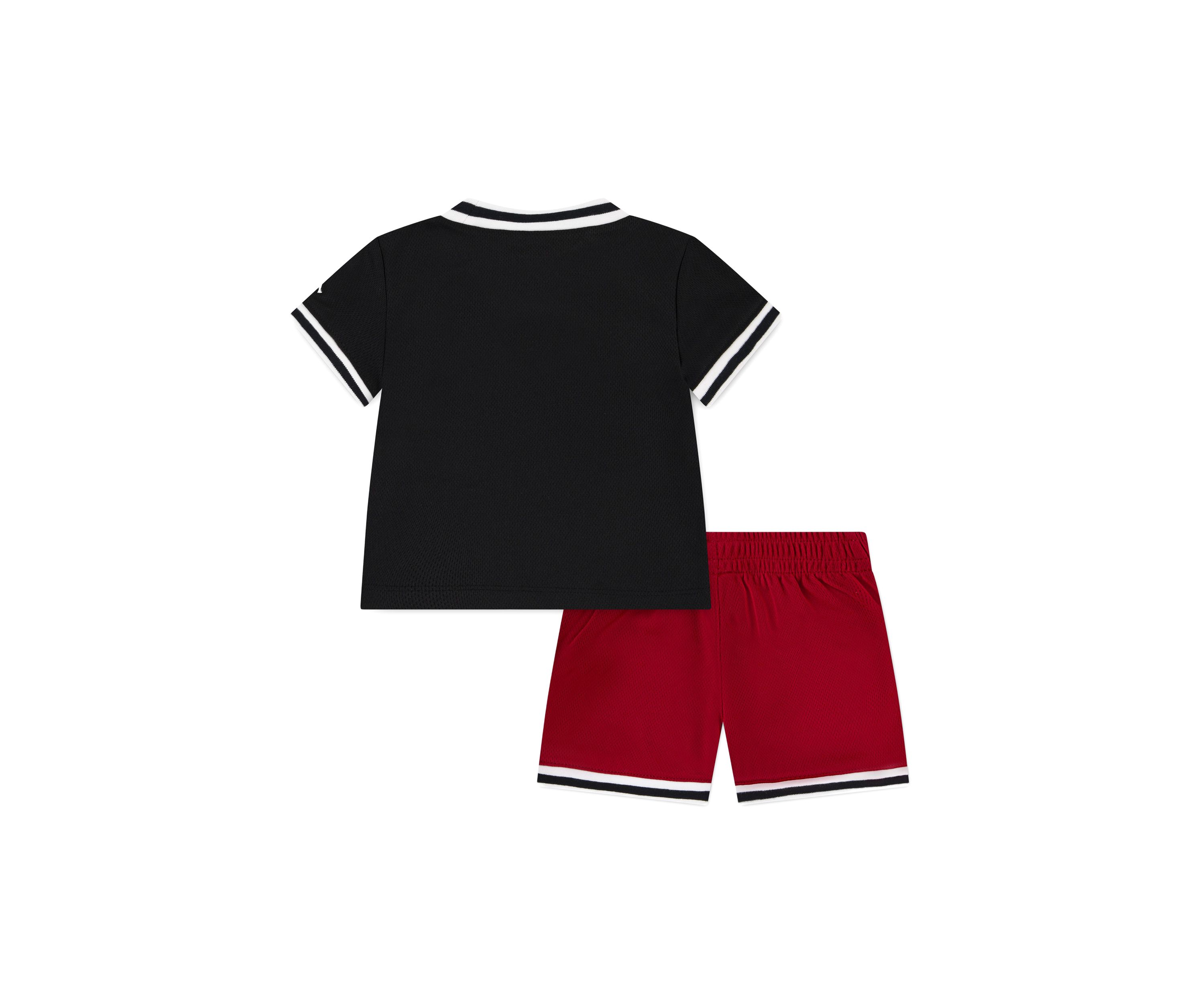 Baby Boys Matching Taping Mesh Short Set