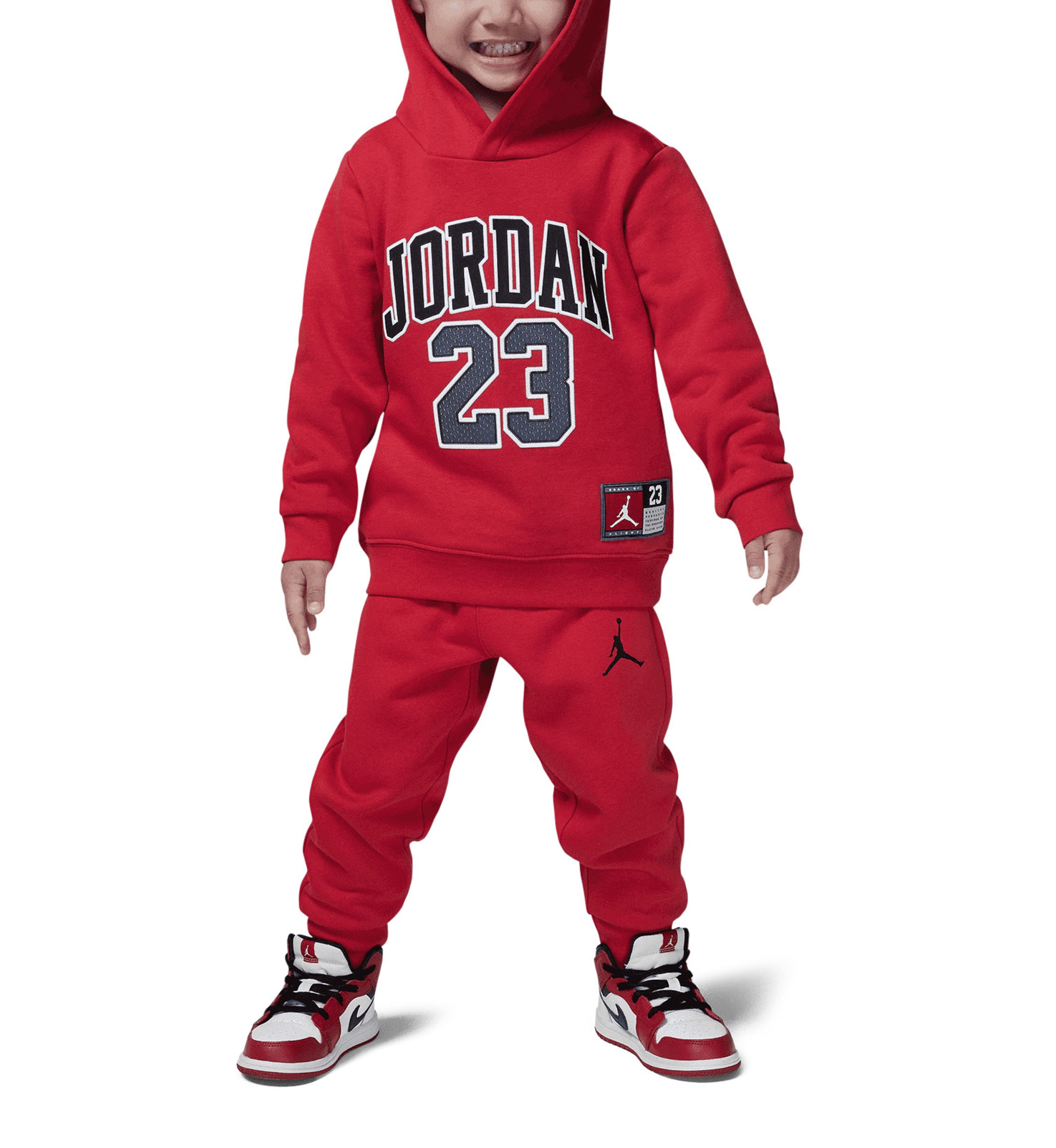 Toddler Boys Jersey Hoodie Set 