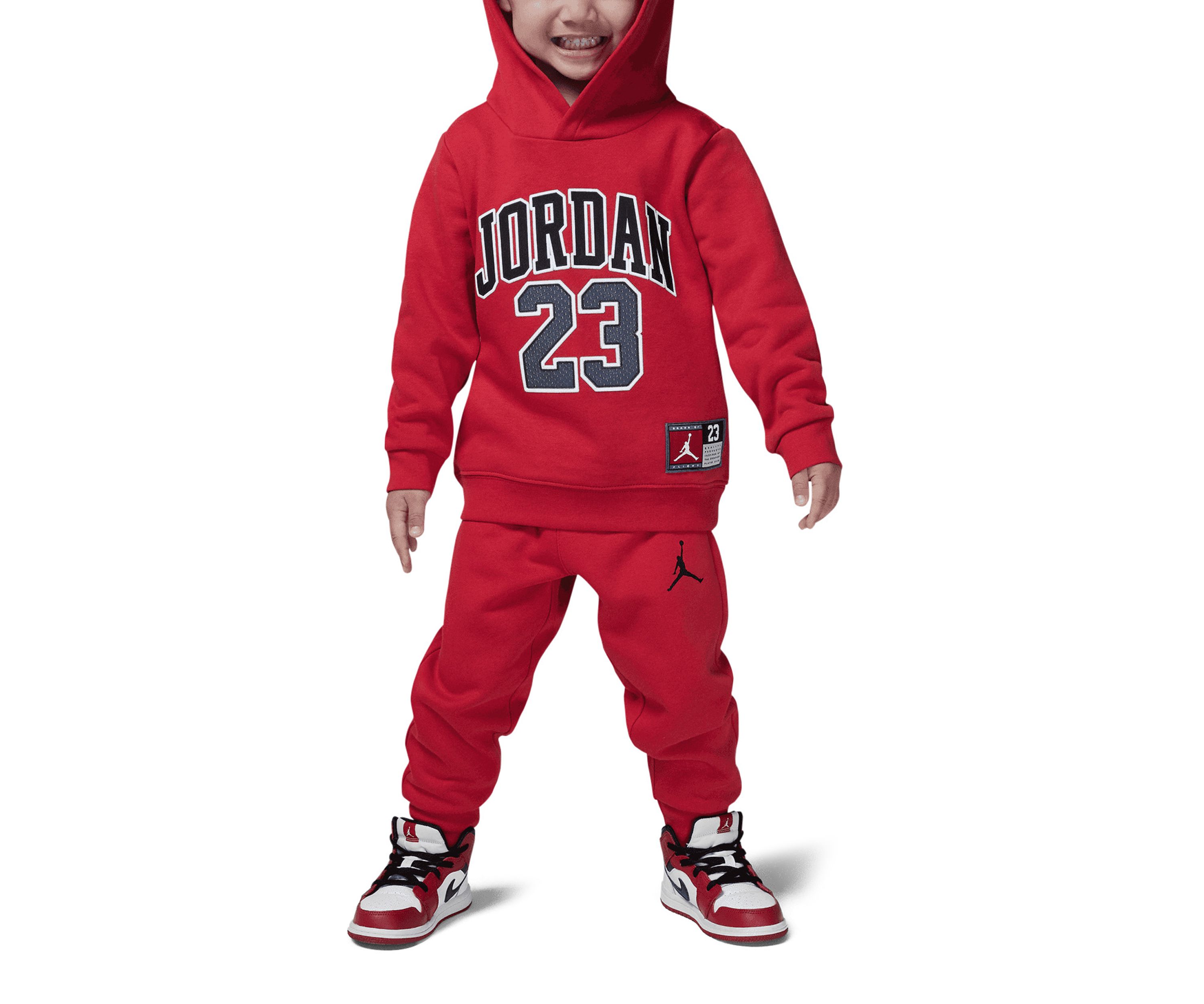 Toddler Boys Jersey Hoodie Set 