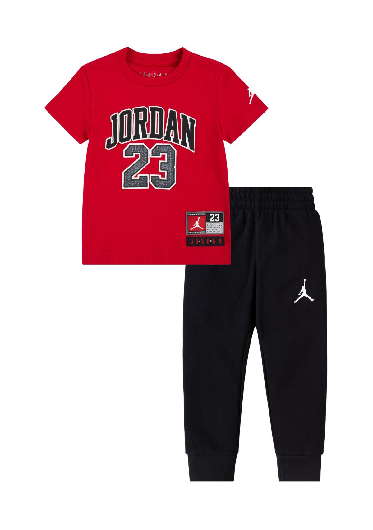 Toddler Boys Jersey Graphic T-Shirt and Joggers