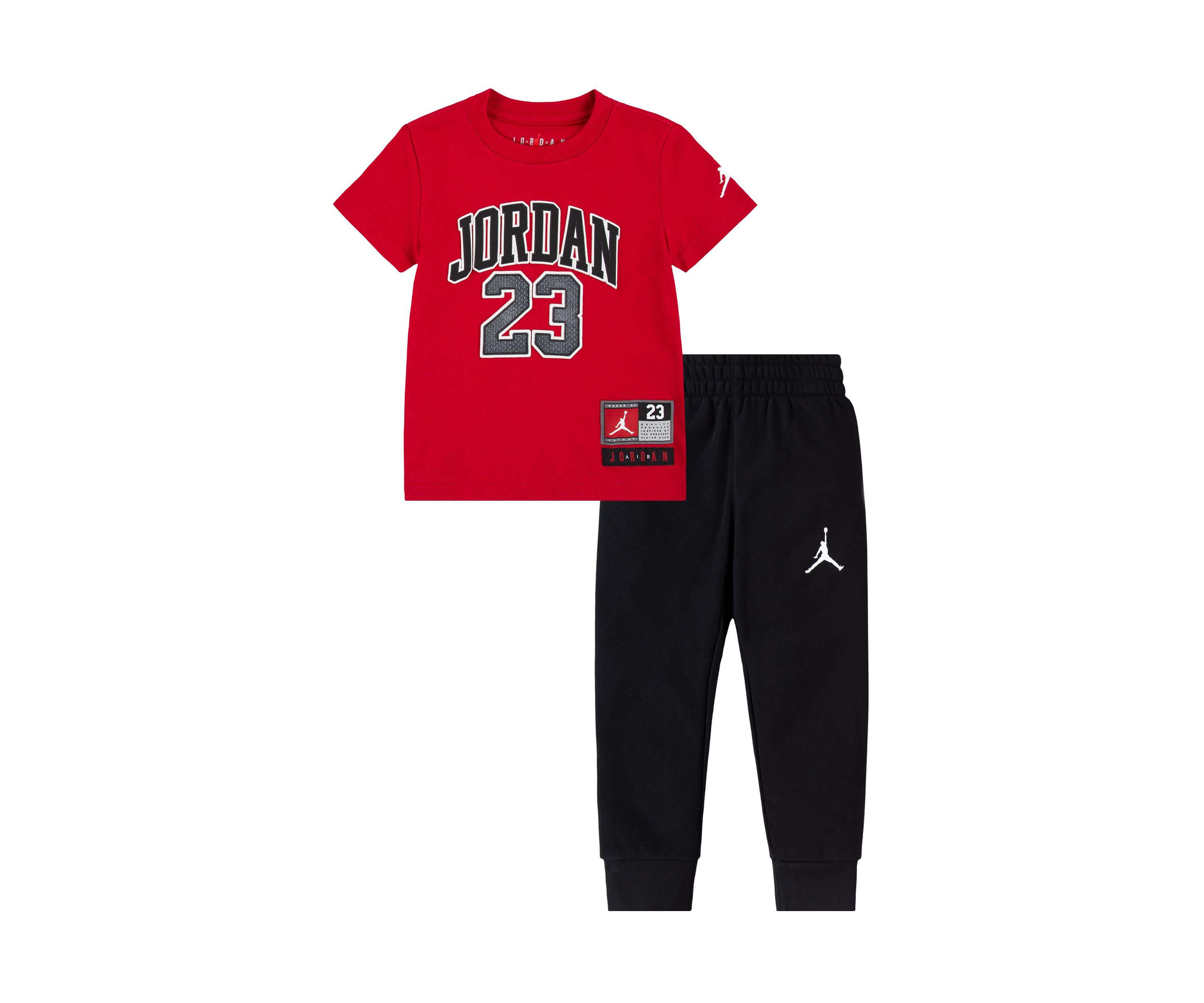 Toddler Boys Jersey Graphic T-Shirt and Joggers
