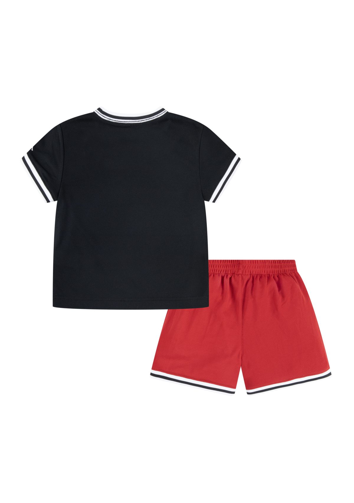 Toddler Boys Matching Taping Graphic T-Shirt and Shorts Set