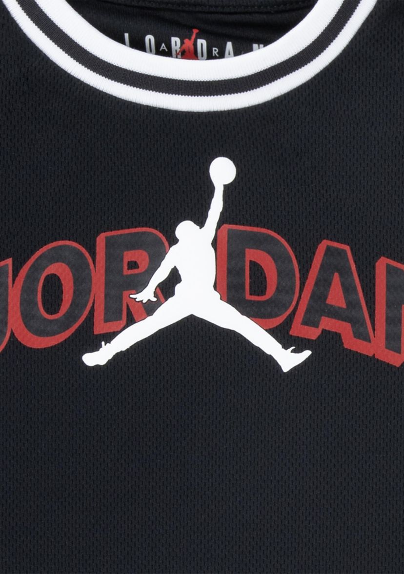 Toddler Boys Matching Taping Graphic T-Shirt and Shorts Set