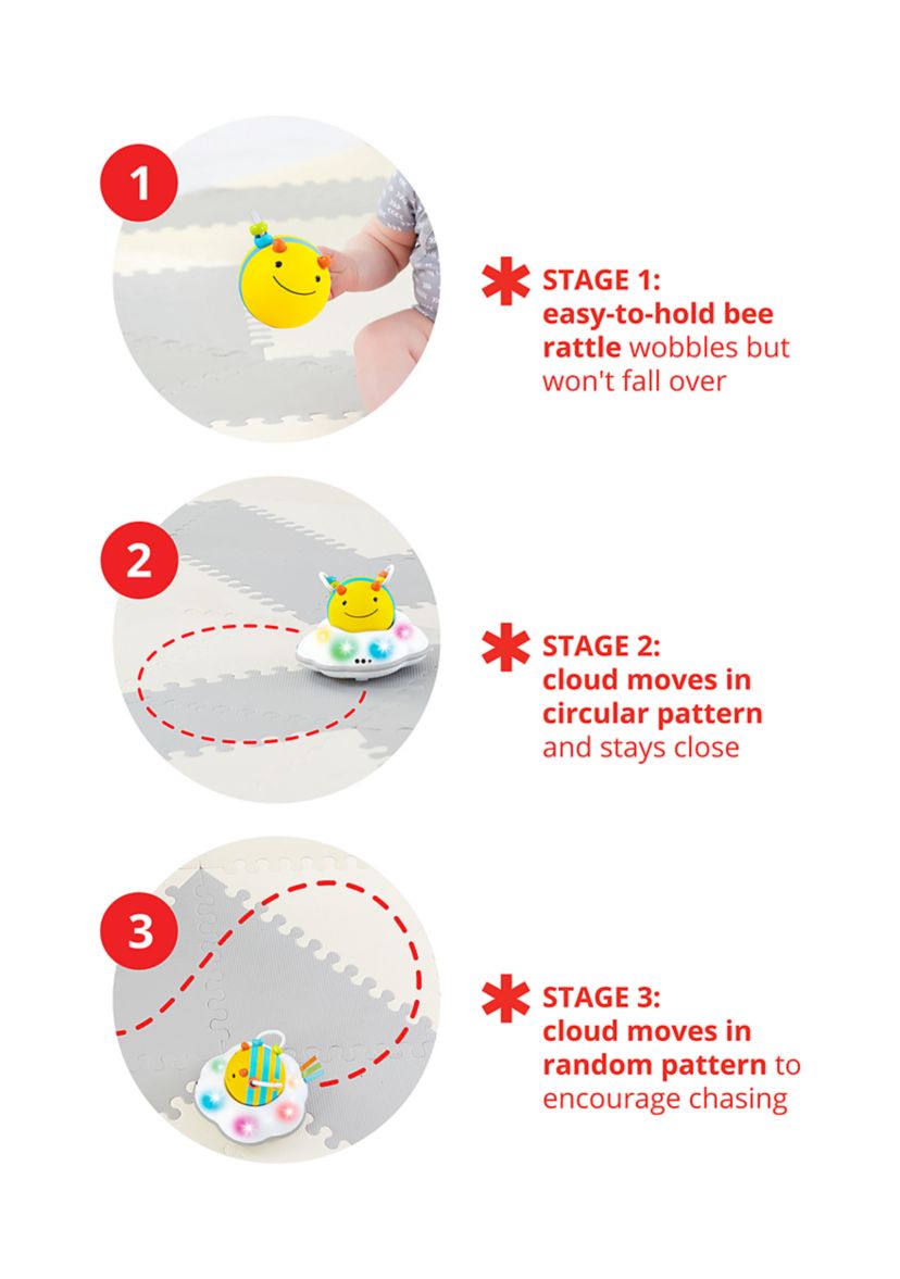 Explore and More Follow Bee Crawl Toy