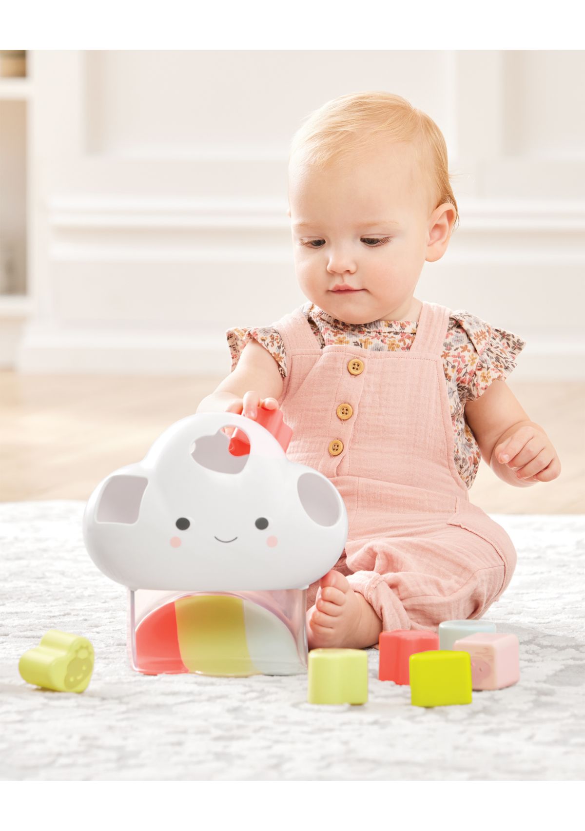 Baby Silver Lining Cloud Feelings Shape Sorter Toy