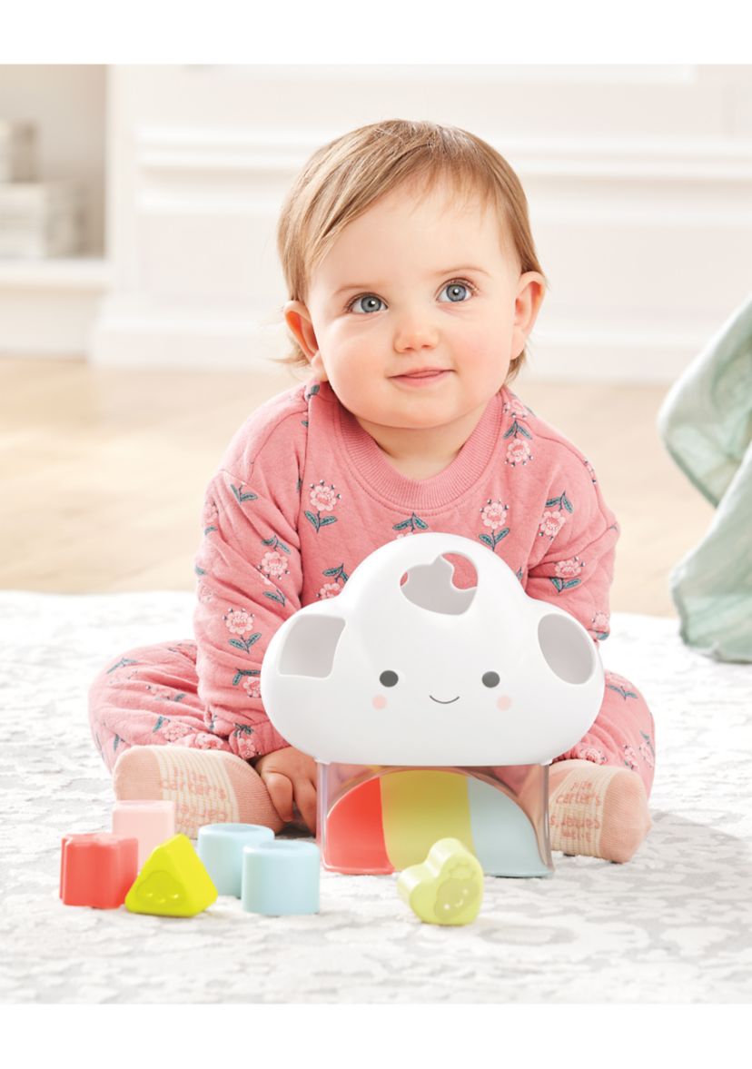 Baby Silver Lining Cloud Feelings Shape Sorter Toy