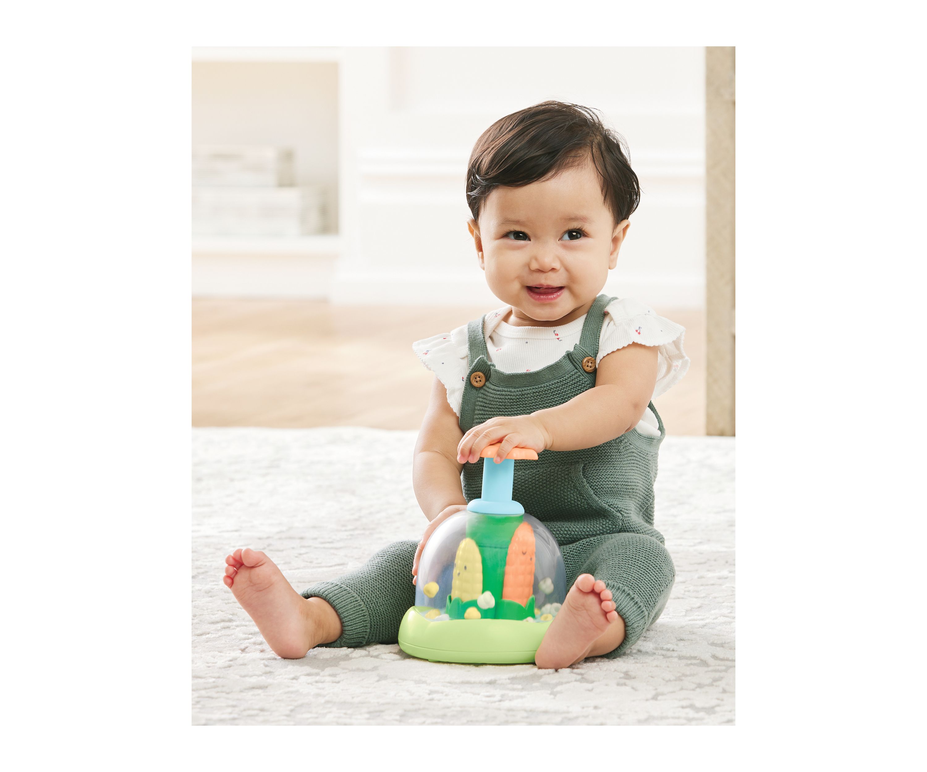 Baby Farmstand Push and Spin Toy