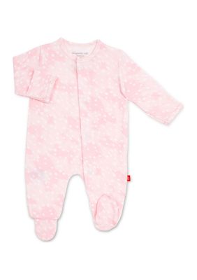 Baby Girls Printed Footie Pajamas