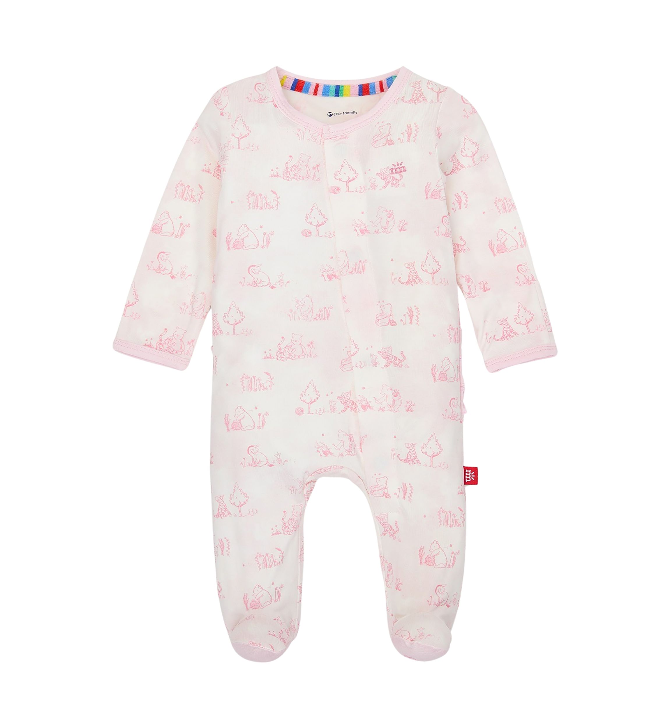 Baby Girls Sweeter Than Hunny Printed Footie Pajamas