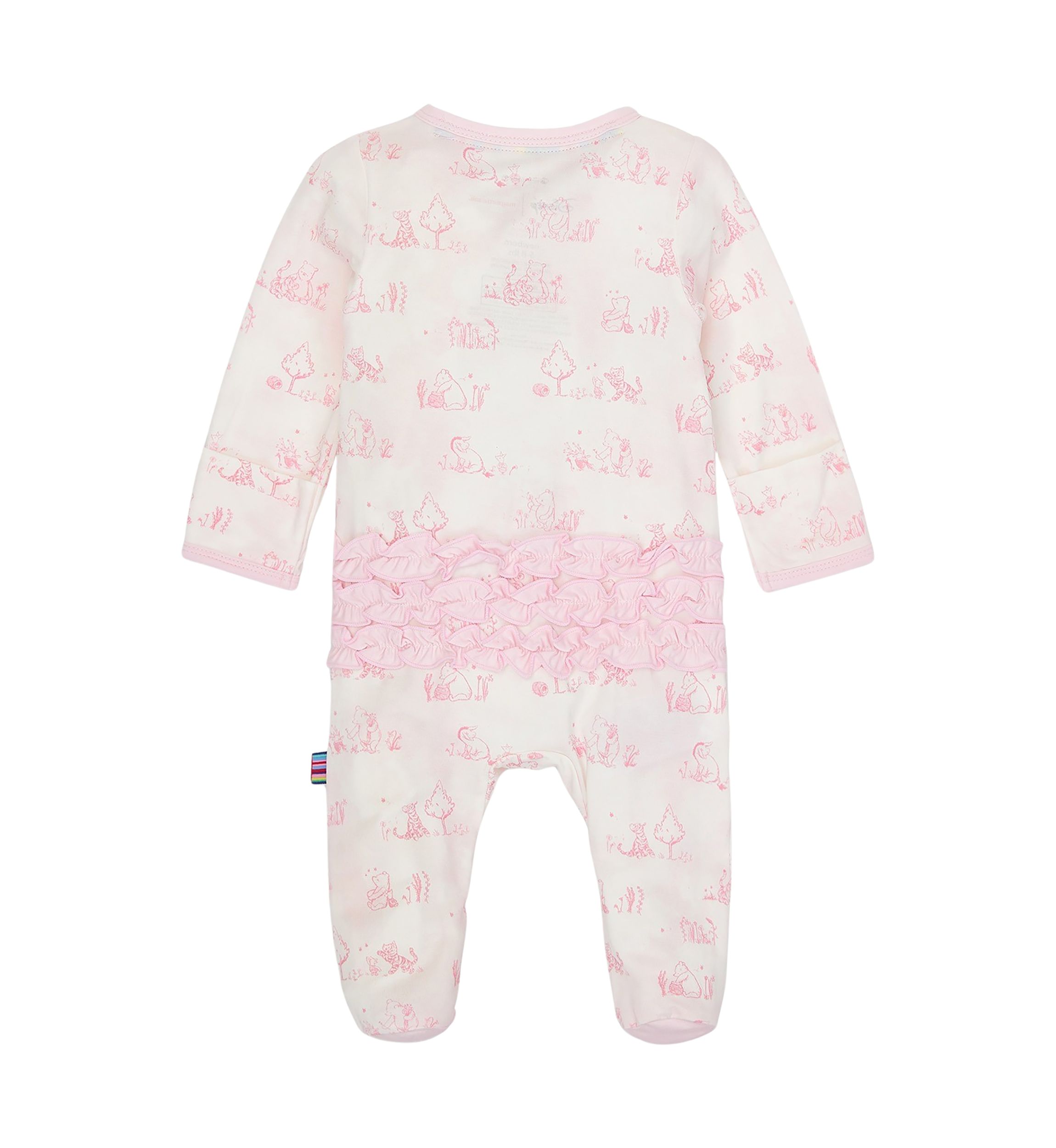 Baby Girls Sweeter Than Hunny Printed Footie Pajamas