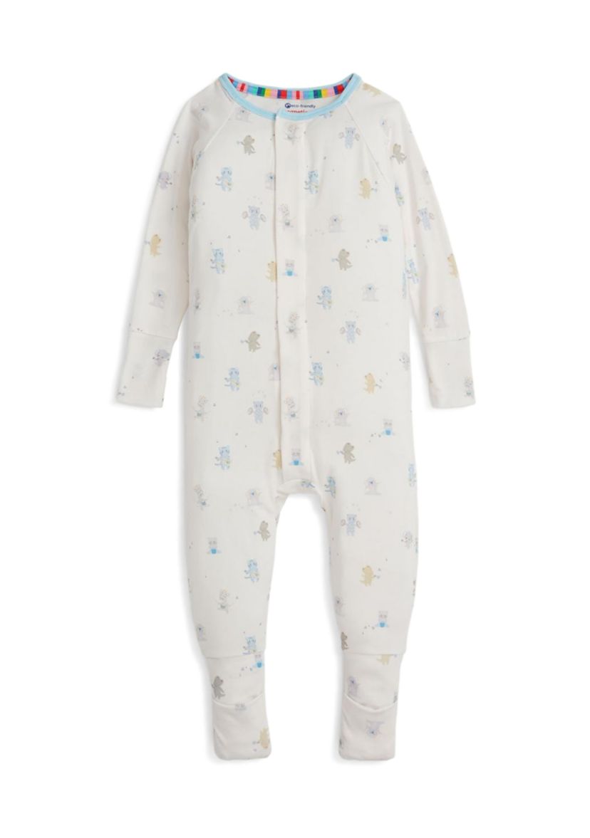 Baby Boys Baby Beats Blue Coverall