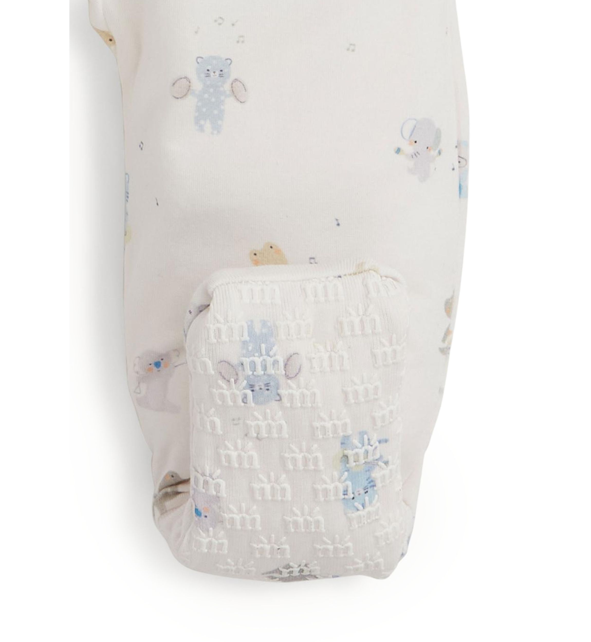 Baby Boys Baby Beats Blue Coverall
