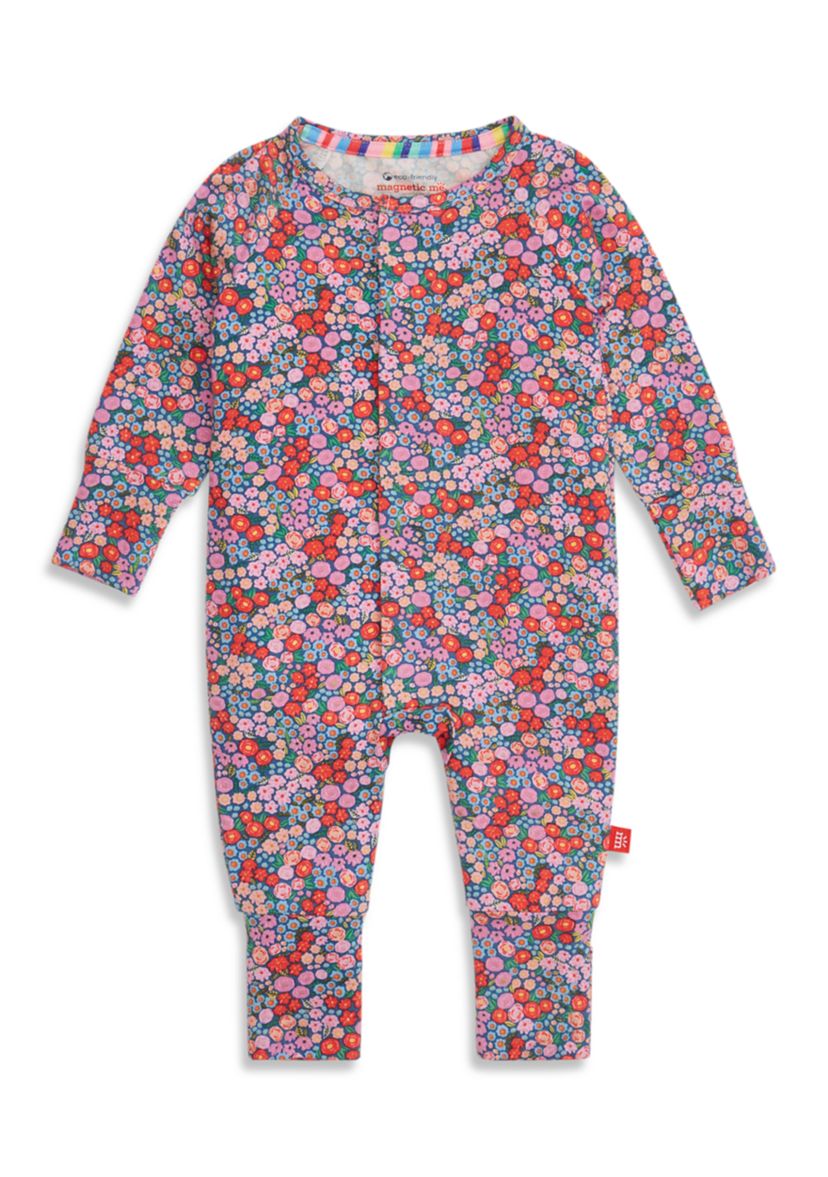 Baby Girls Gilded Lily Magnetic Footie Pajama