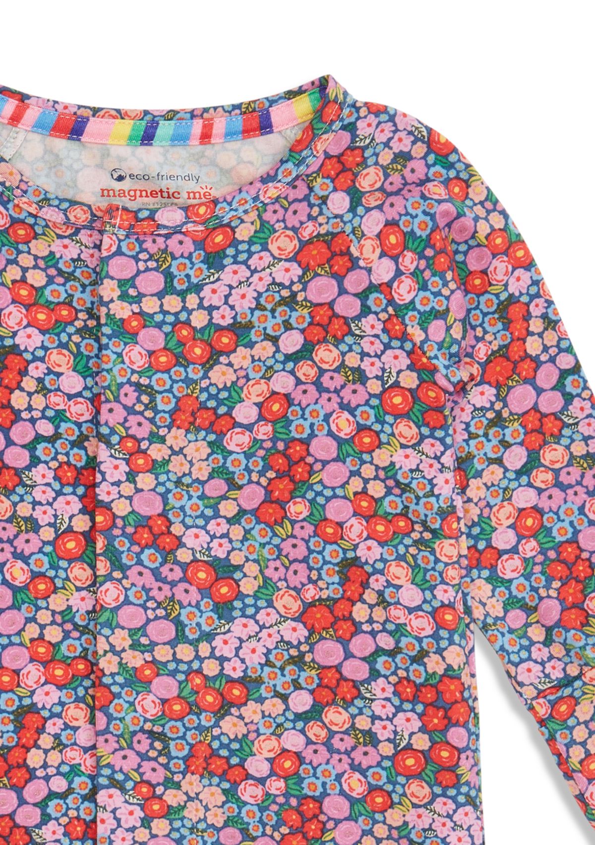 Baby Girls Gilded Lily Magnetic Footie Pajama