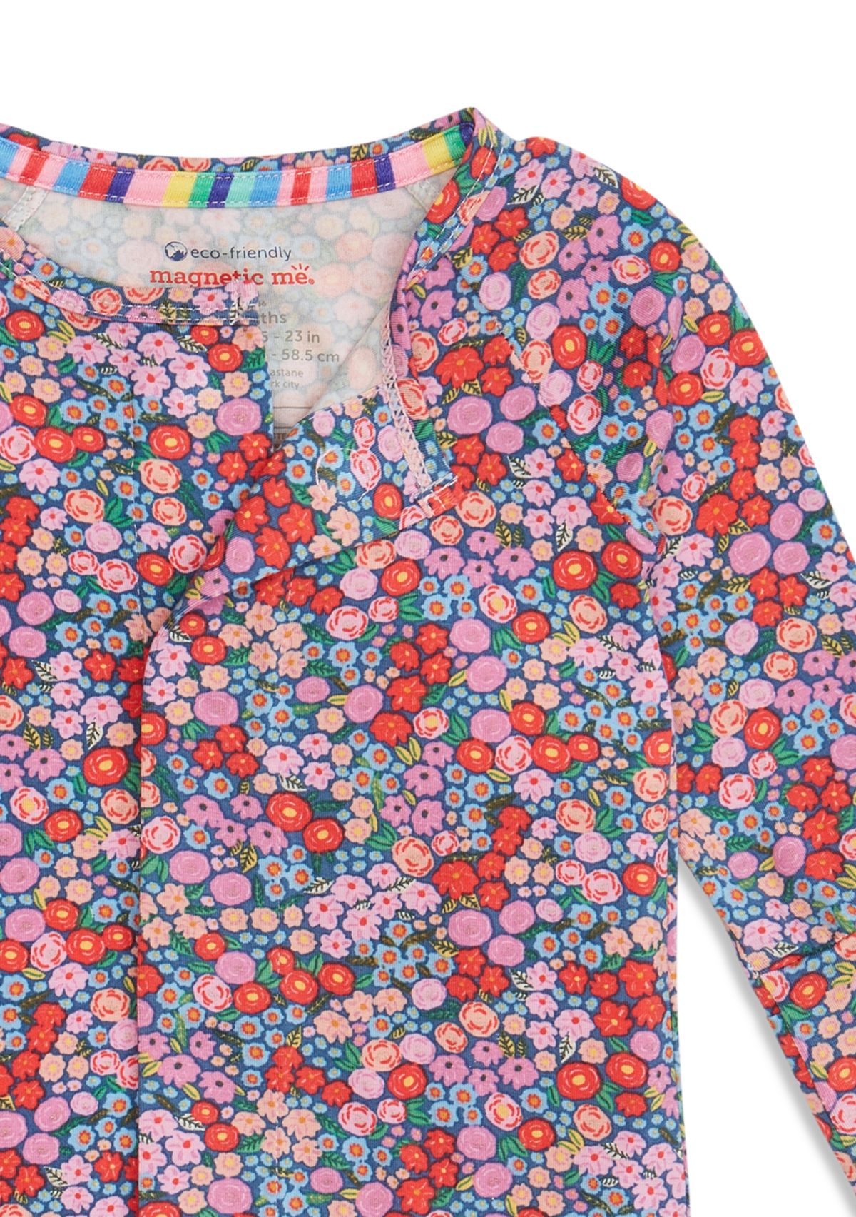 Baby Girls Gilded Lily Magnetic Footie Pajama