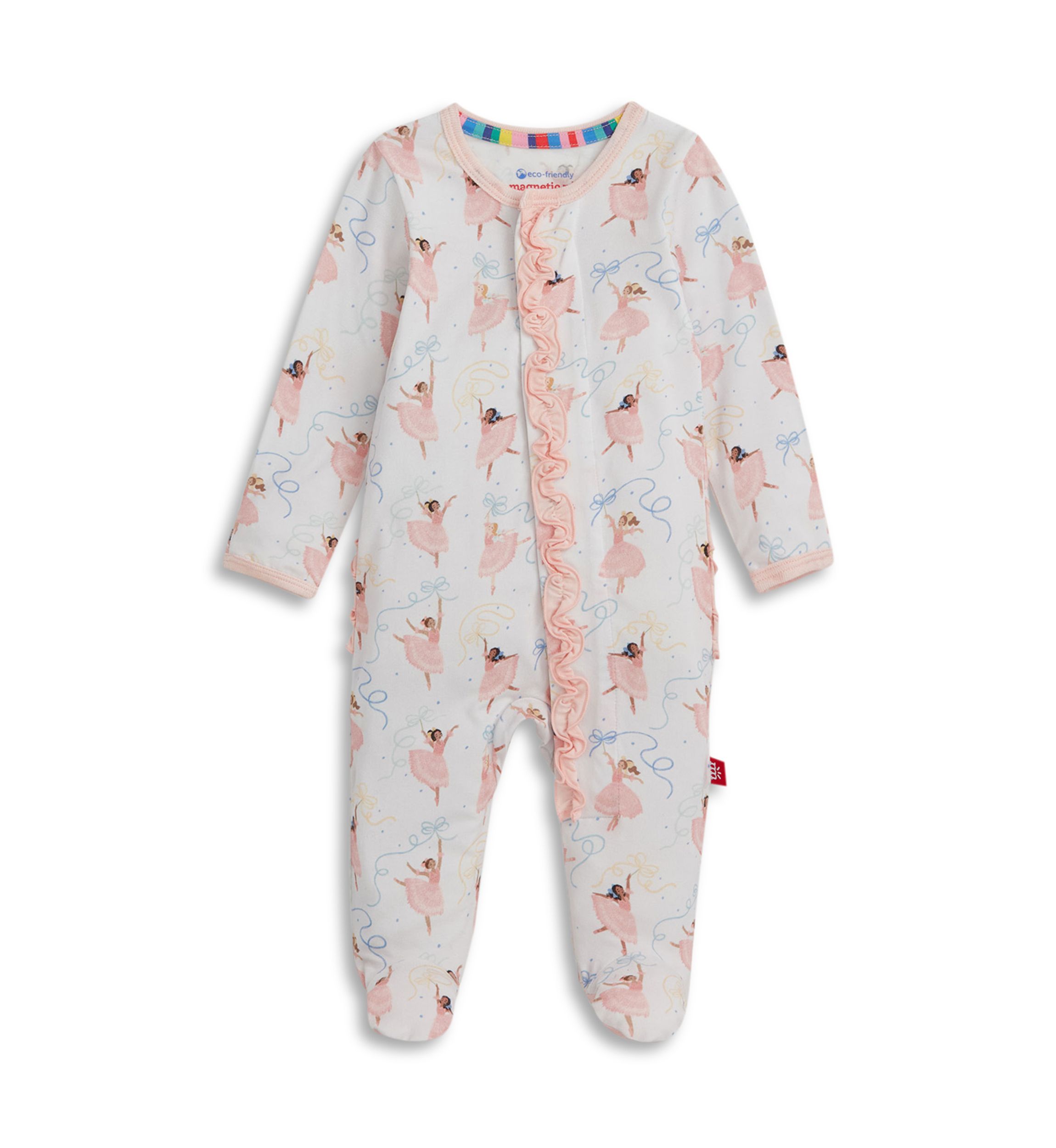 Baby Girls Pretty Pliés Footie Pajamas