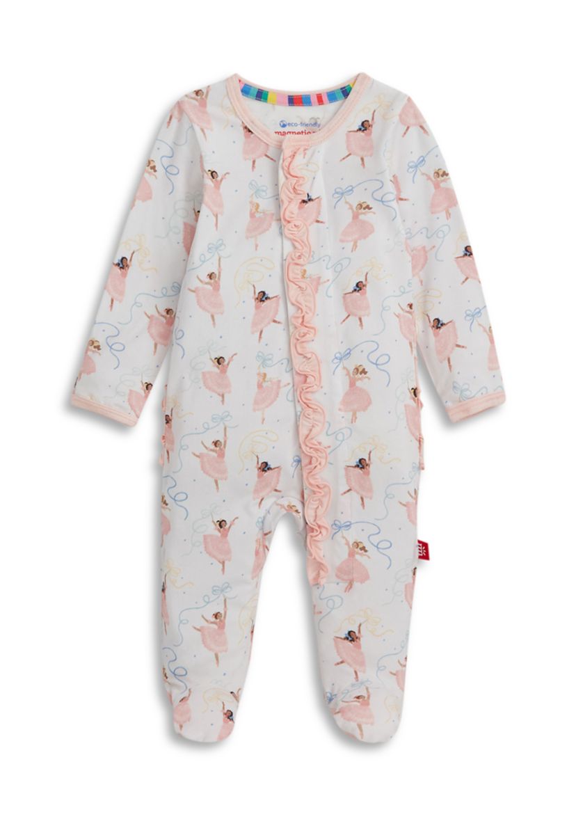 Baby Girls Pretty Pliés Footie Pajamas