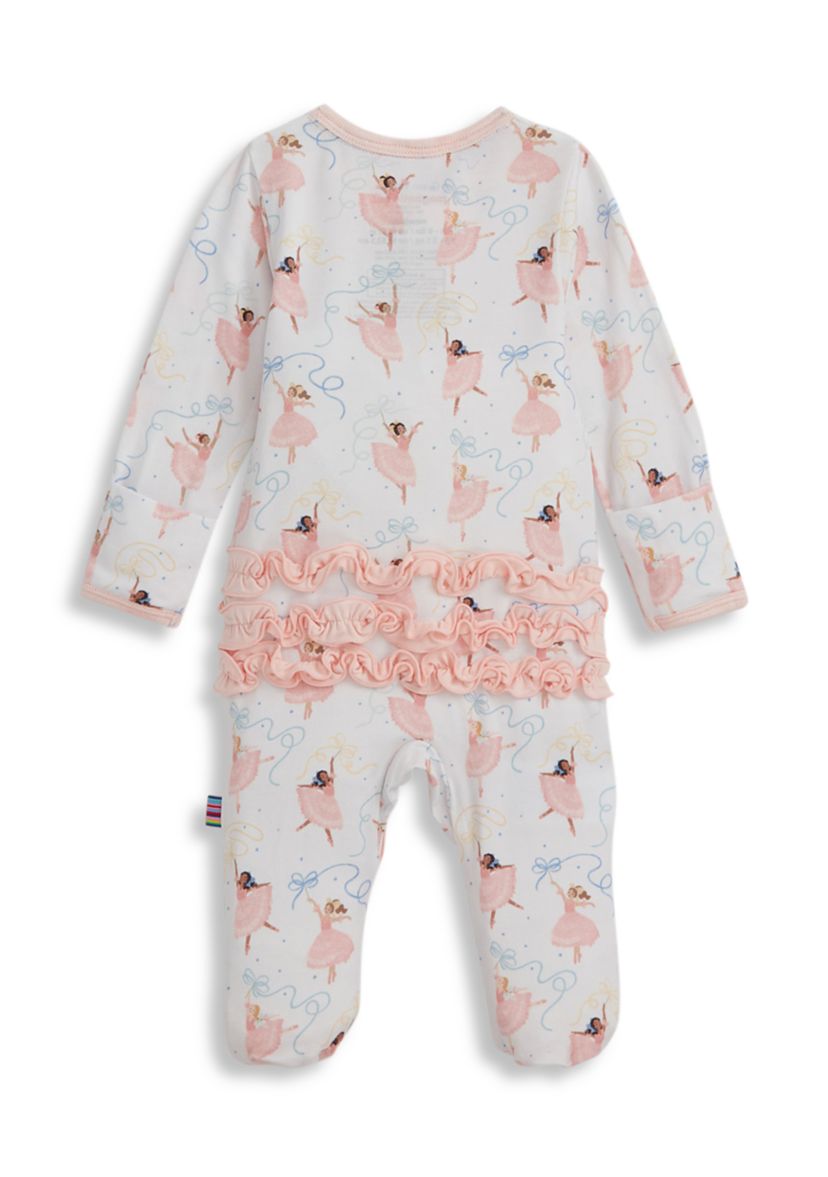 Baby Girls Pretty Pliés Footie Pajamas