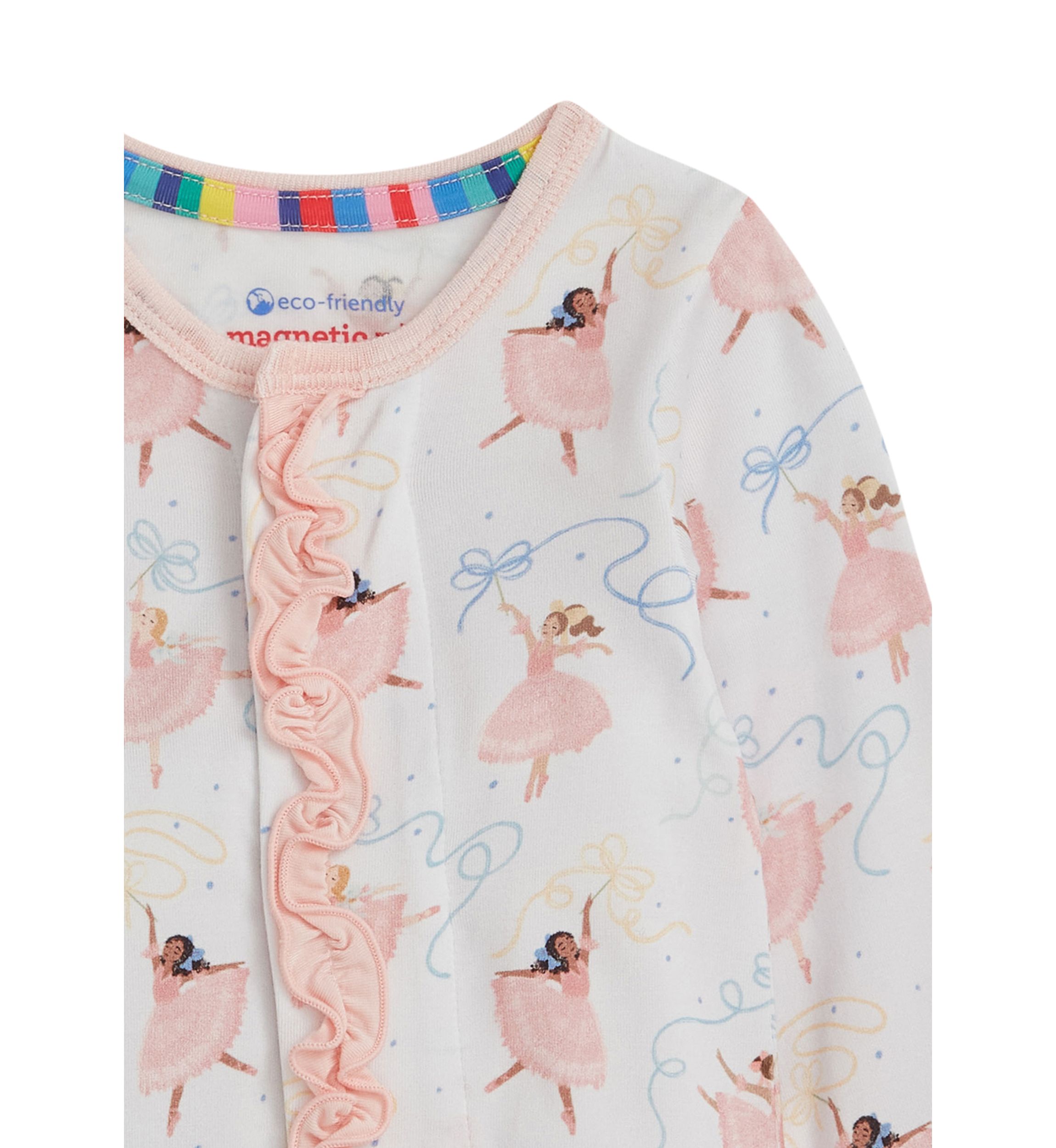 Baby Girls Pretty Pliés Footie Pajamas