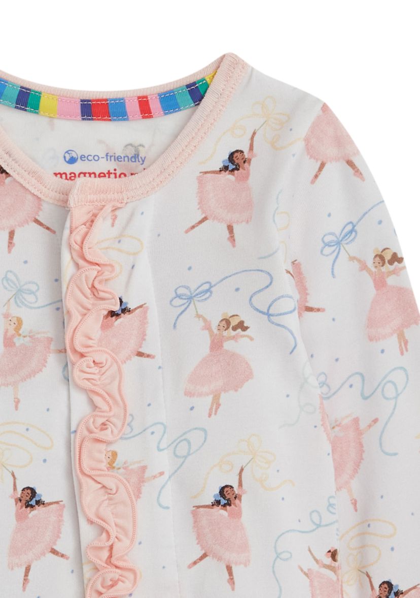 Baby Girls Pretty Pliés Footie Pajamas