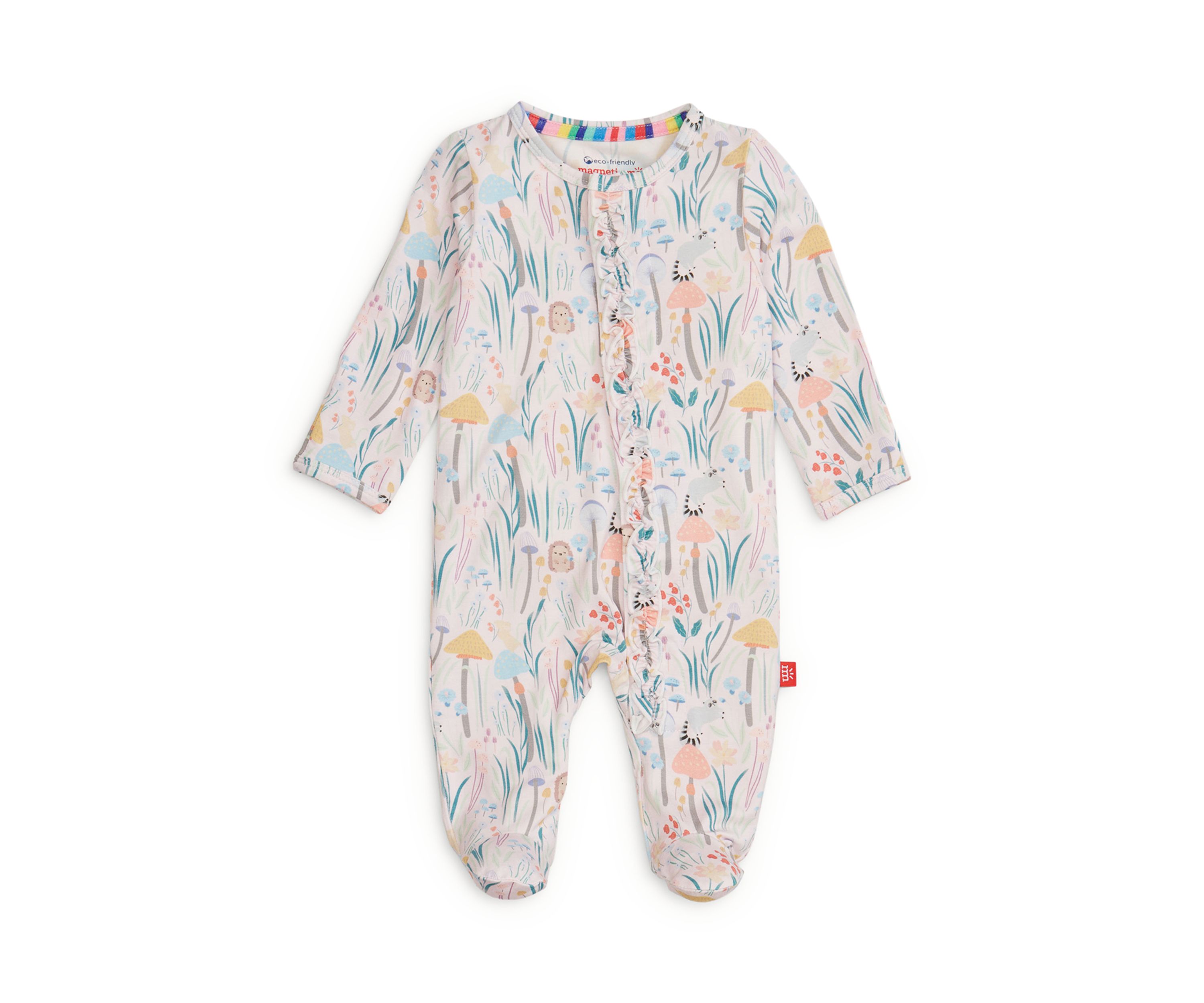 Baby Girls Shroom and Bloom Footie Pajama 