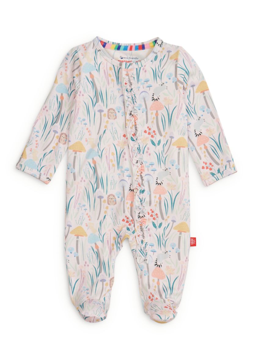 Baby Girls Shroom and Bloom Footie Pajama 