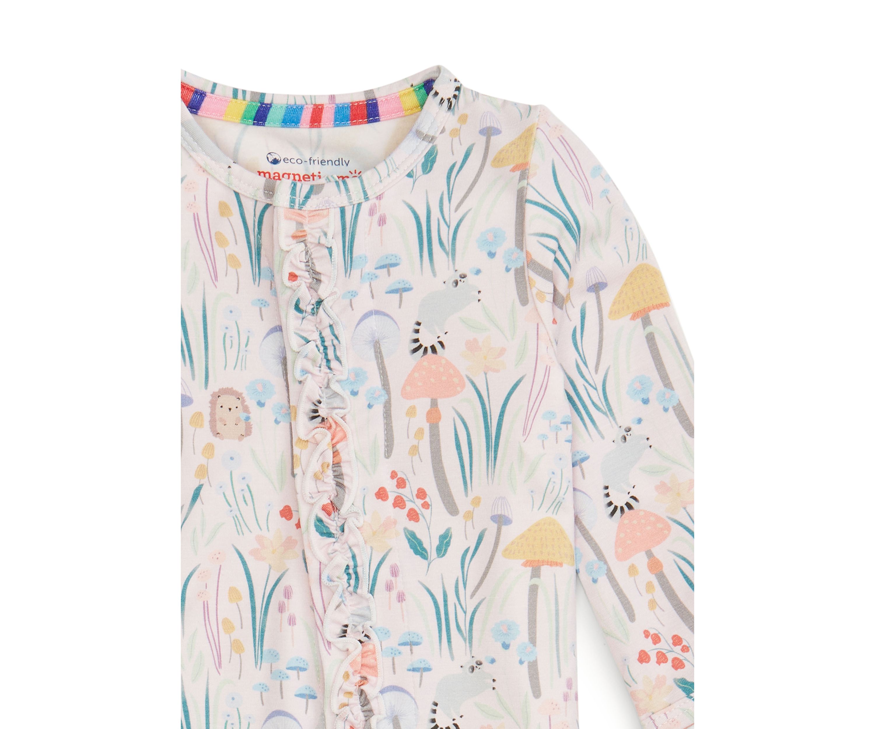 Baby Girls Shroom and Bloom Footie Pajama 