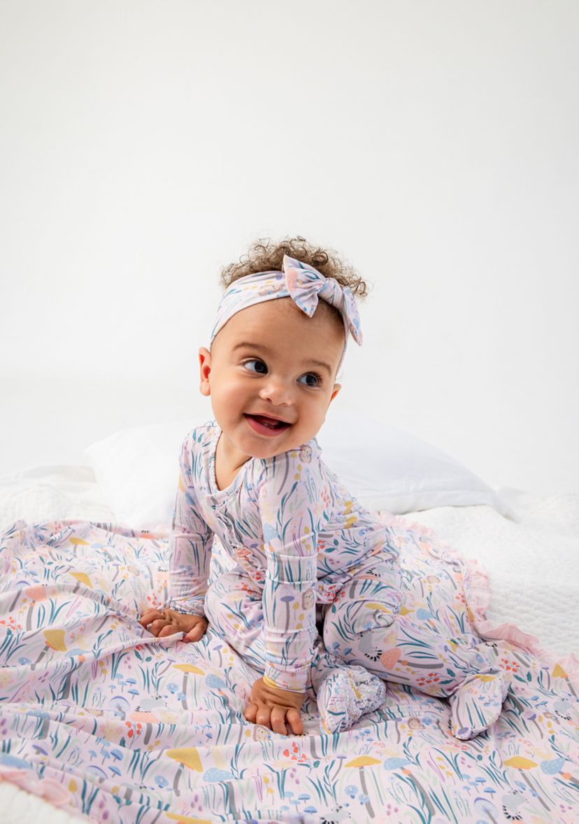 Baby Girls Shroom and Bloom Footie Pajama 