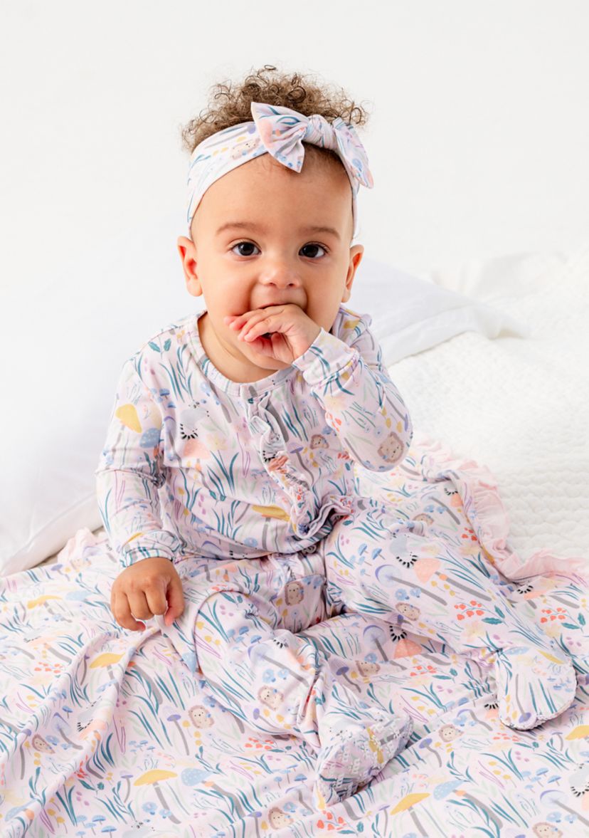 Baby Girls Shroom and Bloom Footie Pajama 