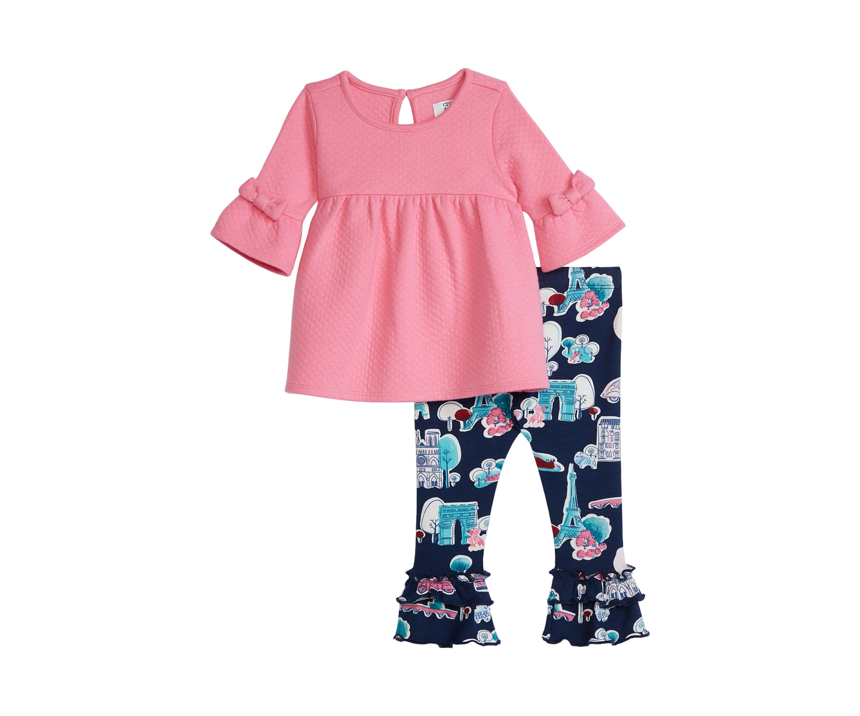 Baby Girls Quilted Top Set
