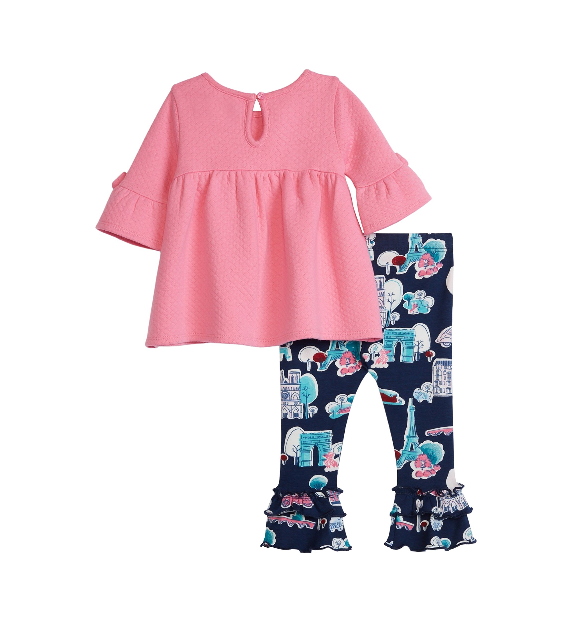 Baby Girls Quilted Top Set
