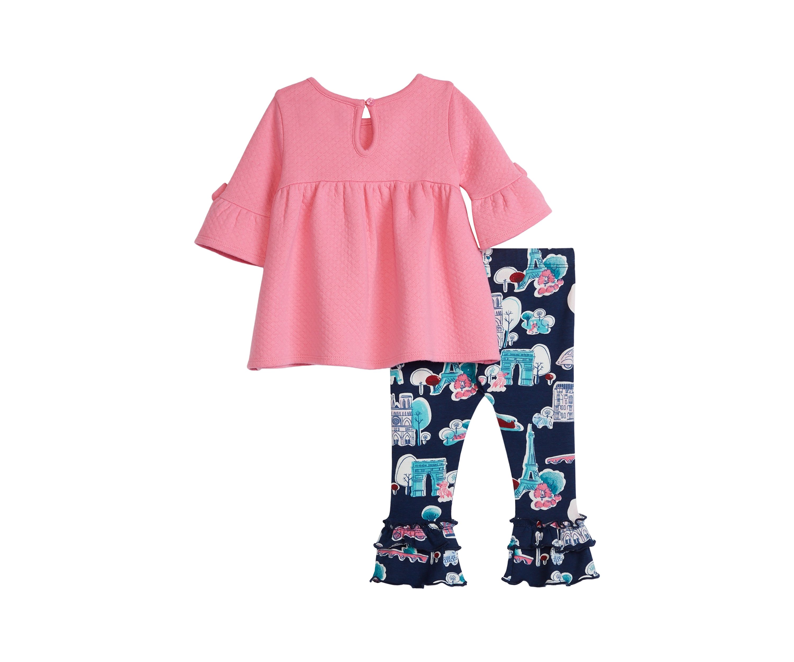 Baby Girls Quilted Top Set