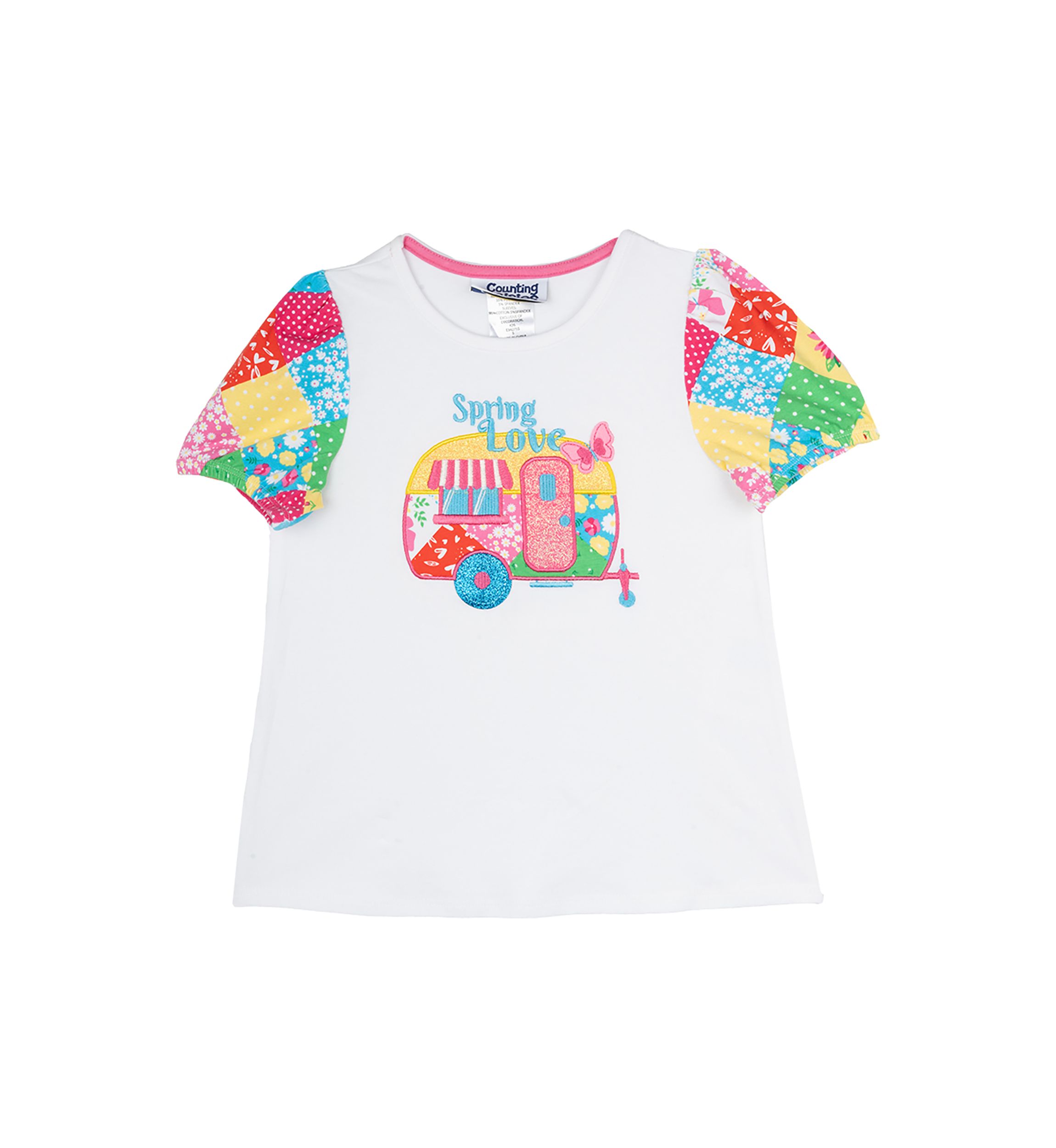 Toddler Girls Camper Graphic T-Shirt