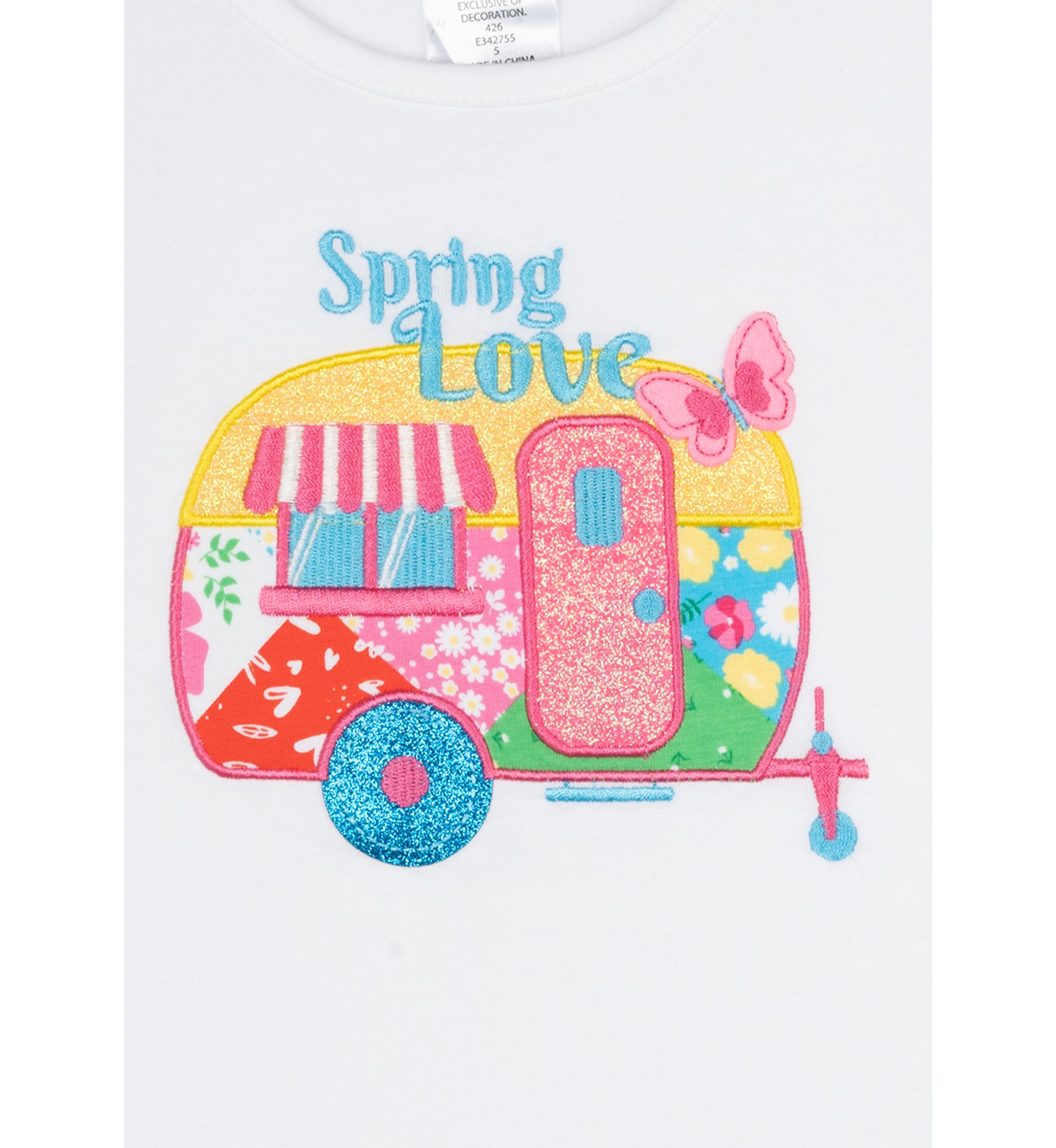 Toddler Girls Camper Graphic T-Shirt