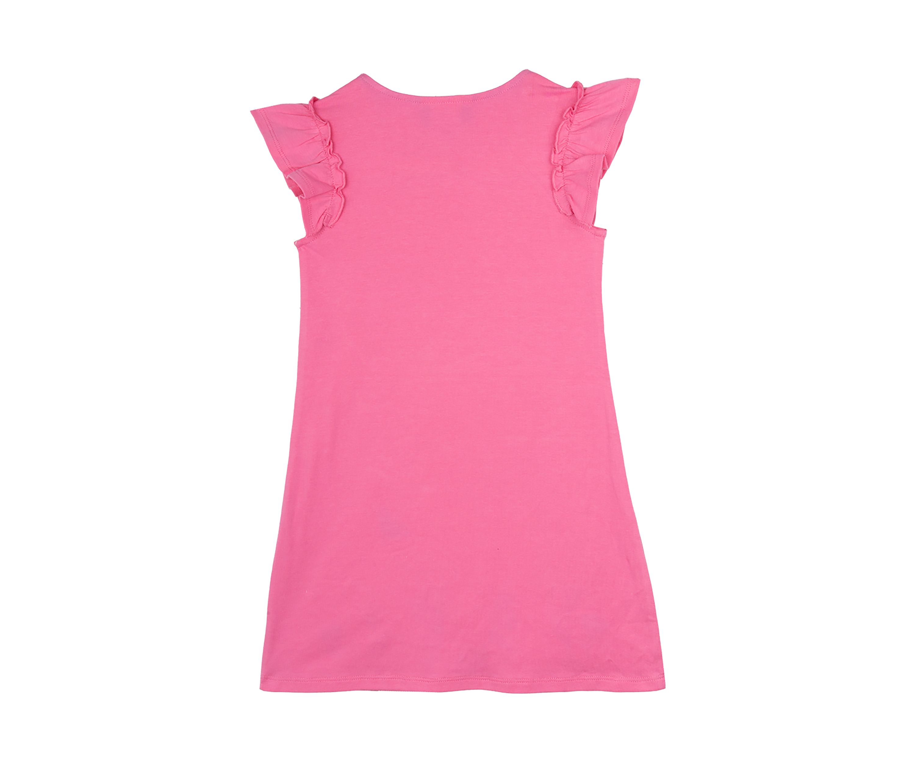 Toddler Girls Flutter Sleeve Floral Drerss