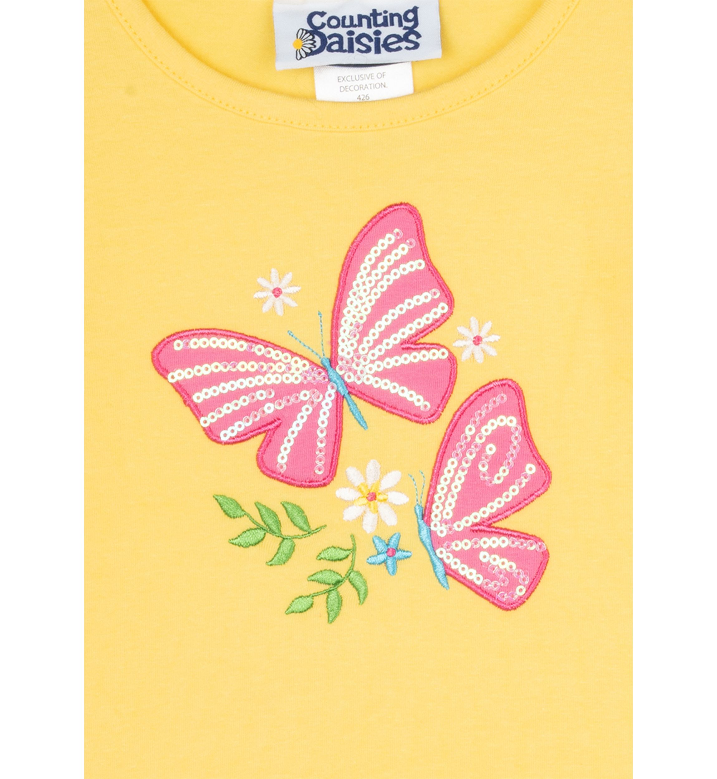 Toddler Girls Flutter Sleeve Butterfly Dress