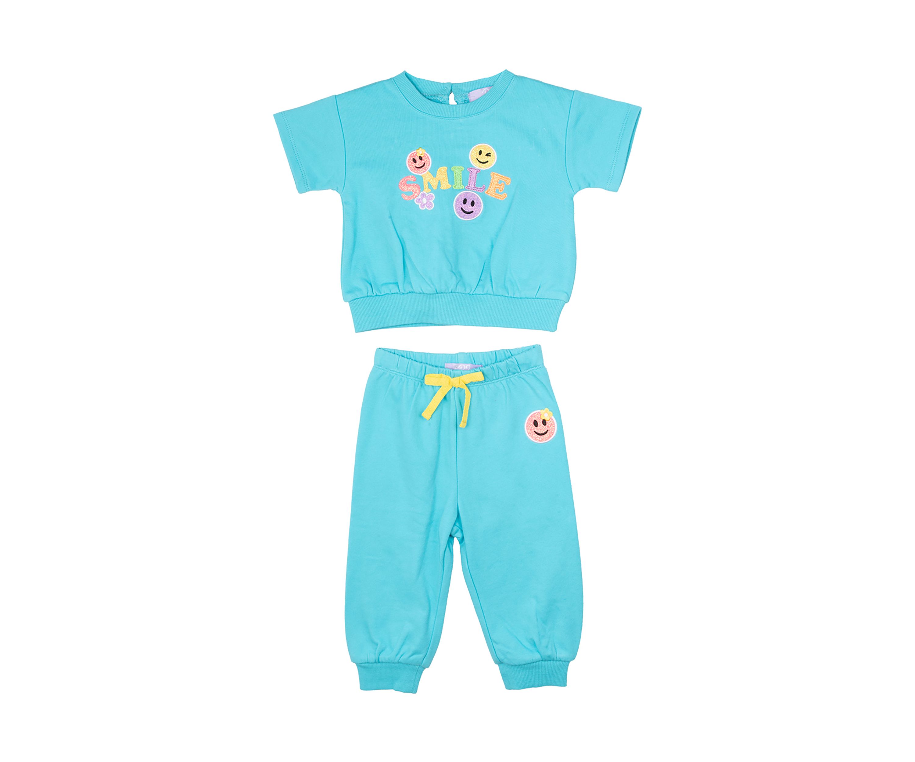 Baby Girls French Terry Top and Joggers Set
