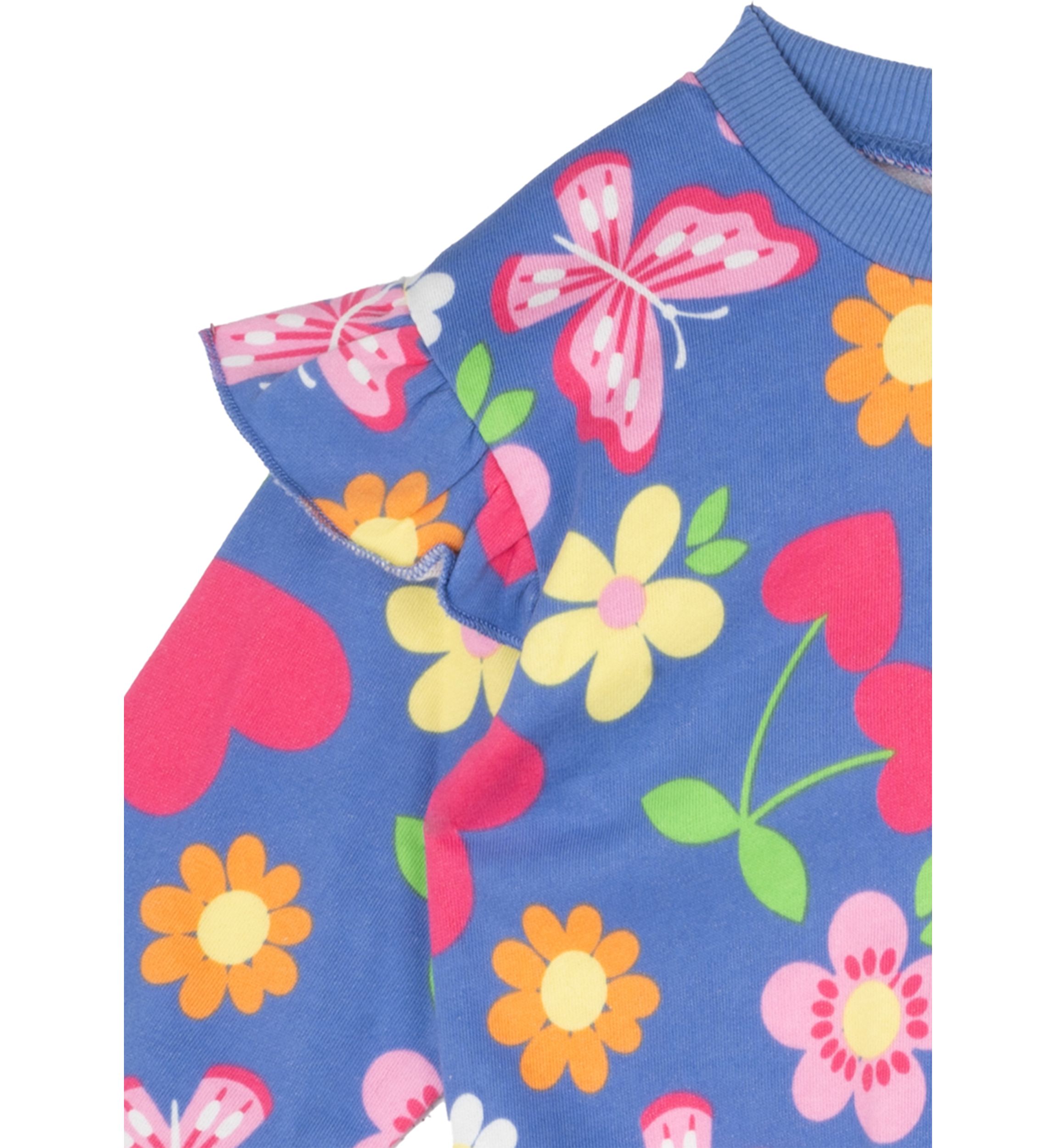 Baby Girls Printed French Terry Set