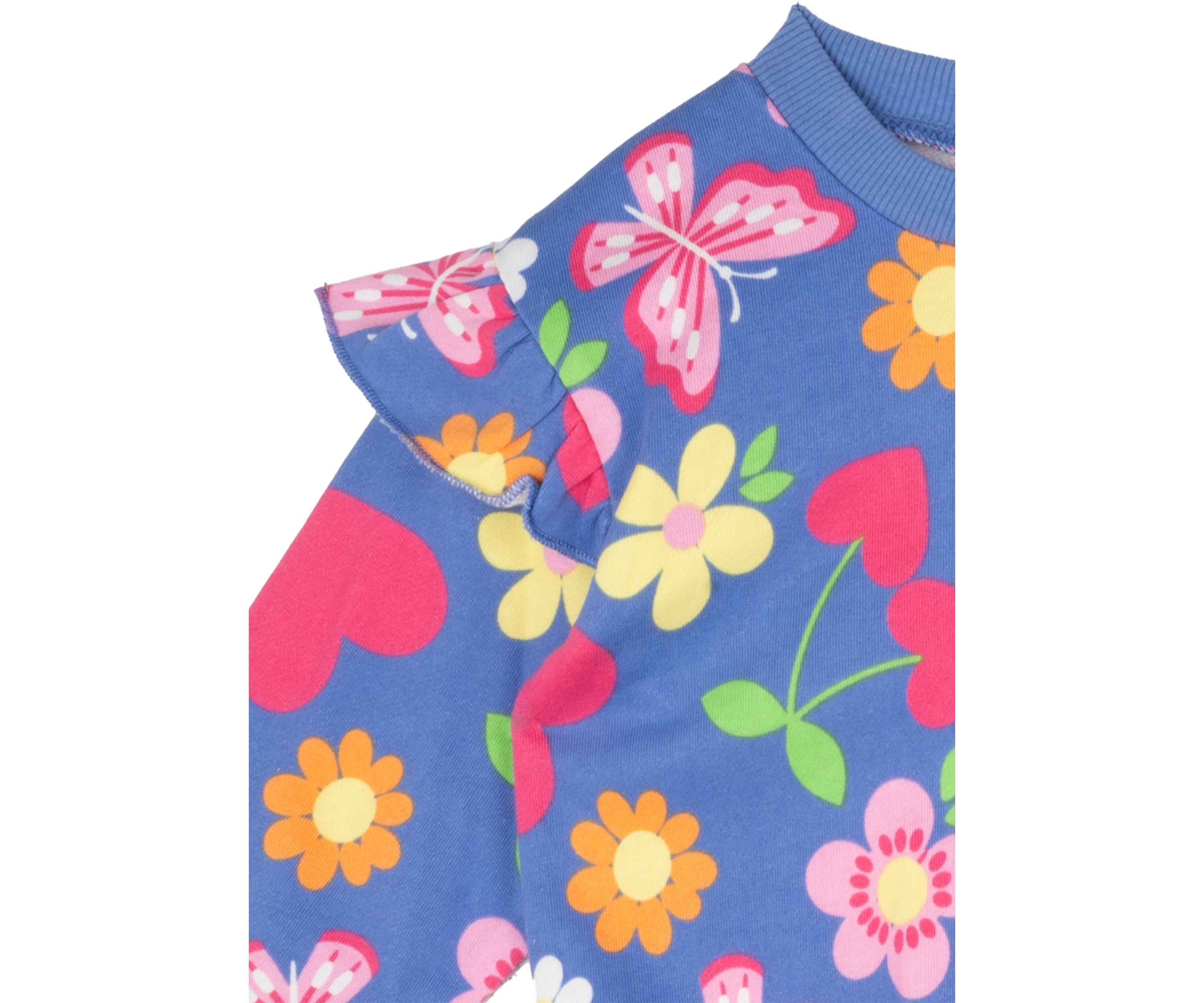 Baby Girls Printed French Terry Set