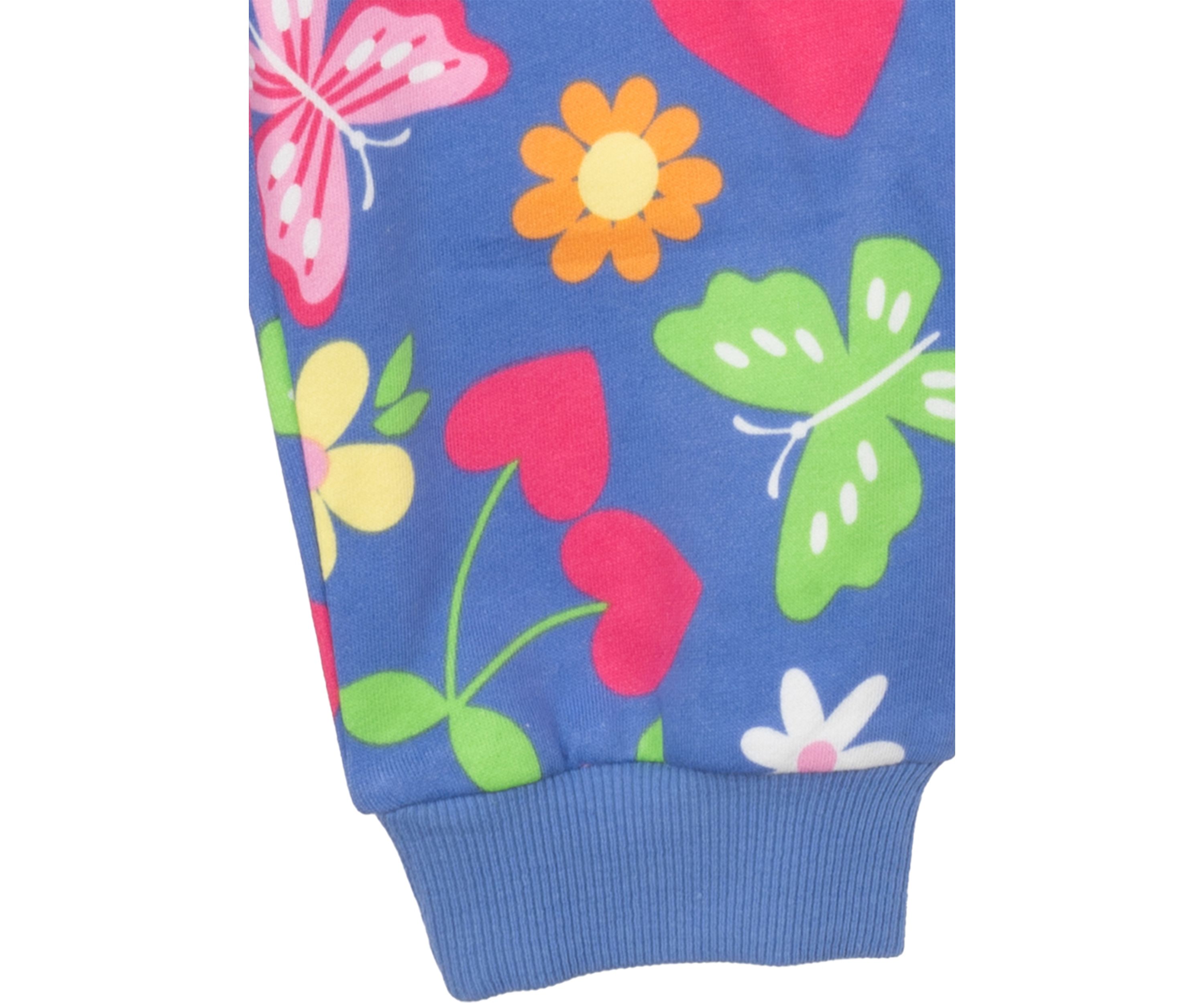 Baby Girls Printed French Terry Set
