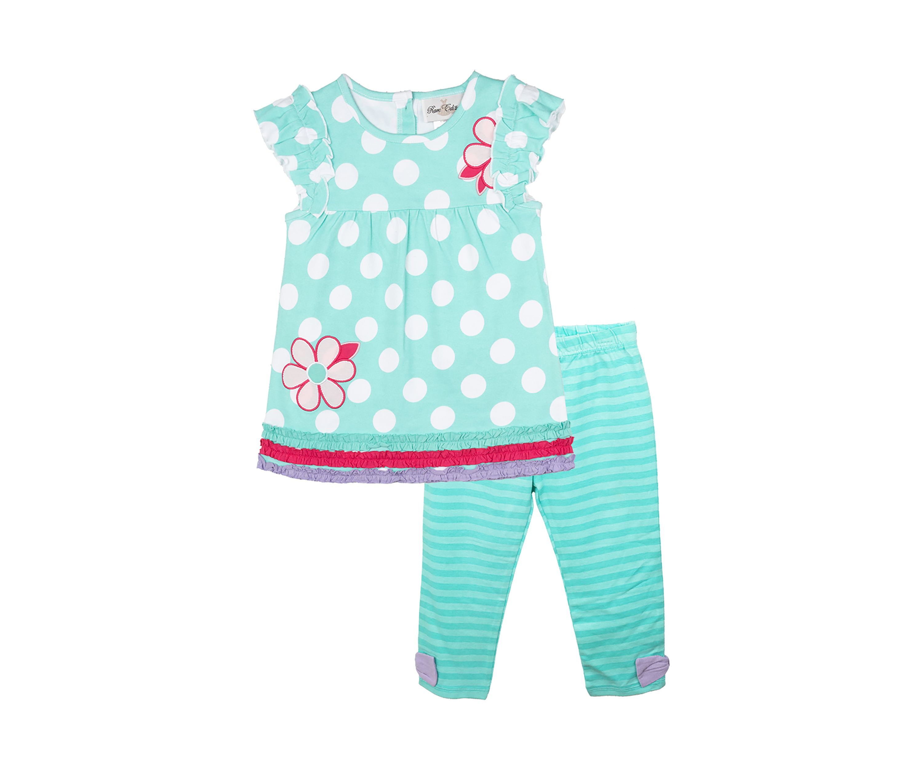Baby Girls Dot Printed Set