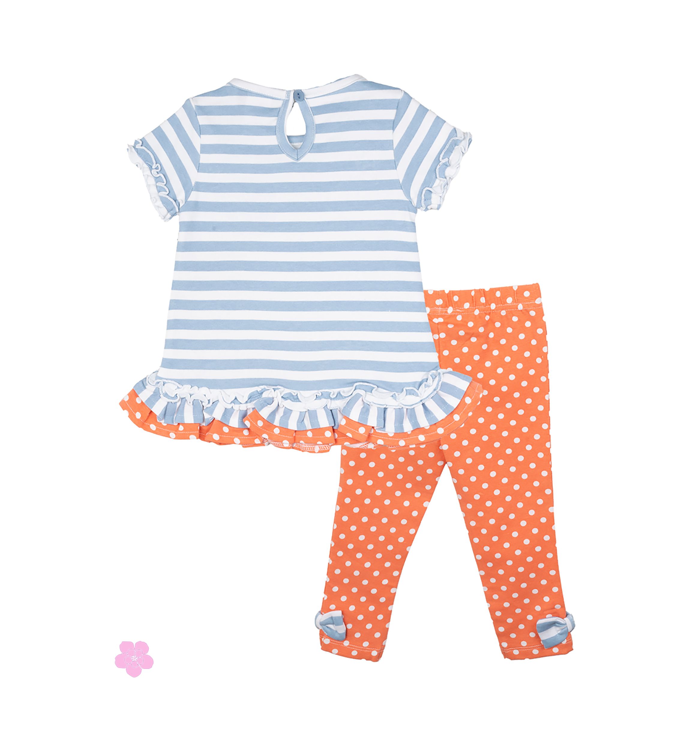 Baby Girls Horse Appliqué Set