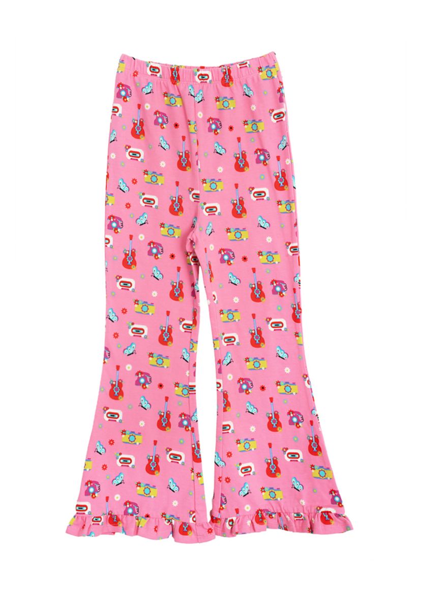 Toddler Girls Printed Flare Leggings