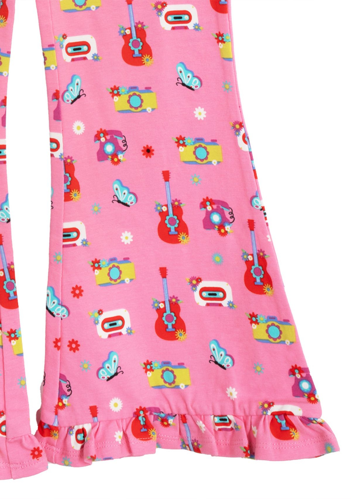 Toddler Girls Printed Flare Leggings